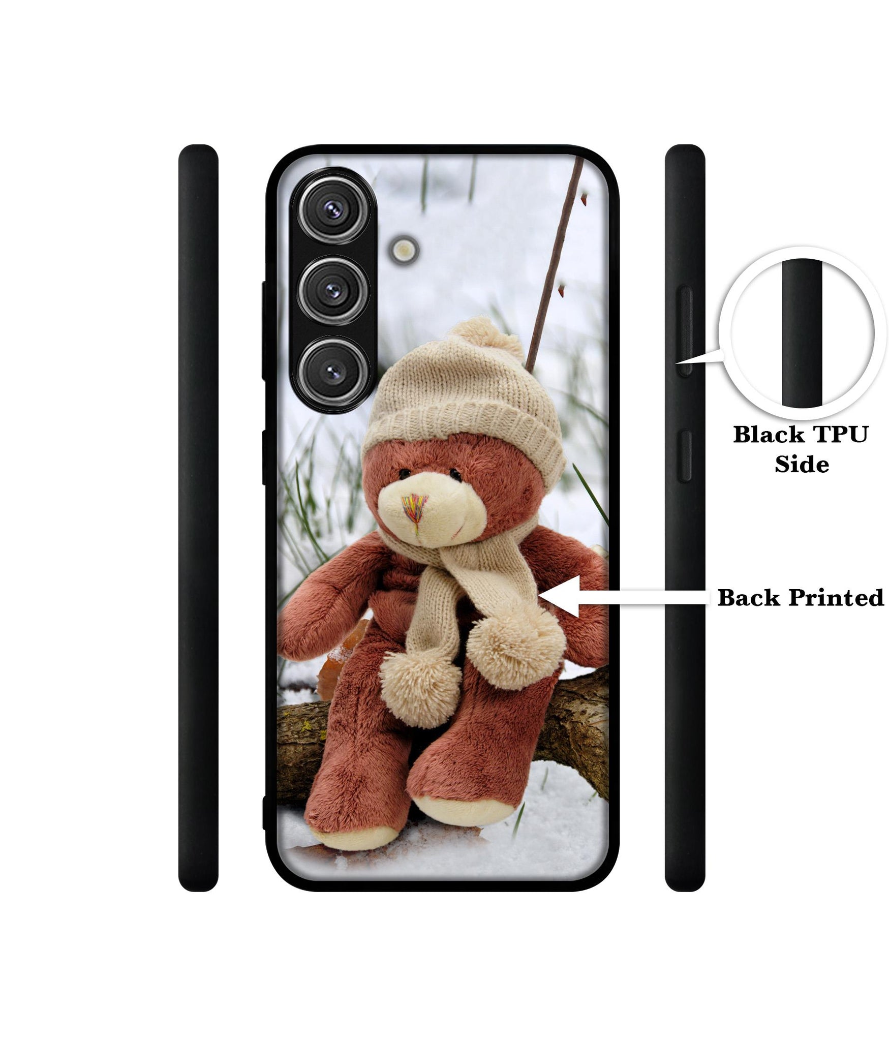 Woolen Bear Design Designer 2D Printed Back Case Cover for Samsung Galaxy S25 Plus 5G