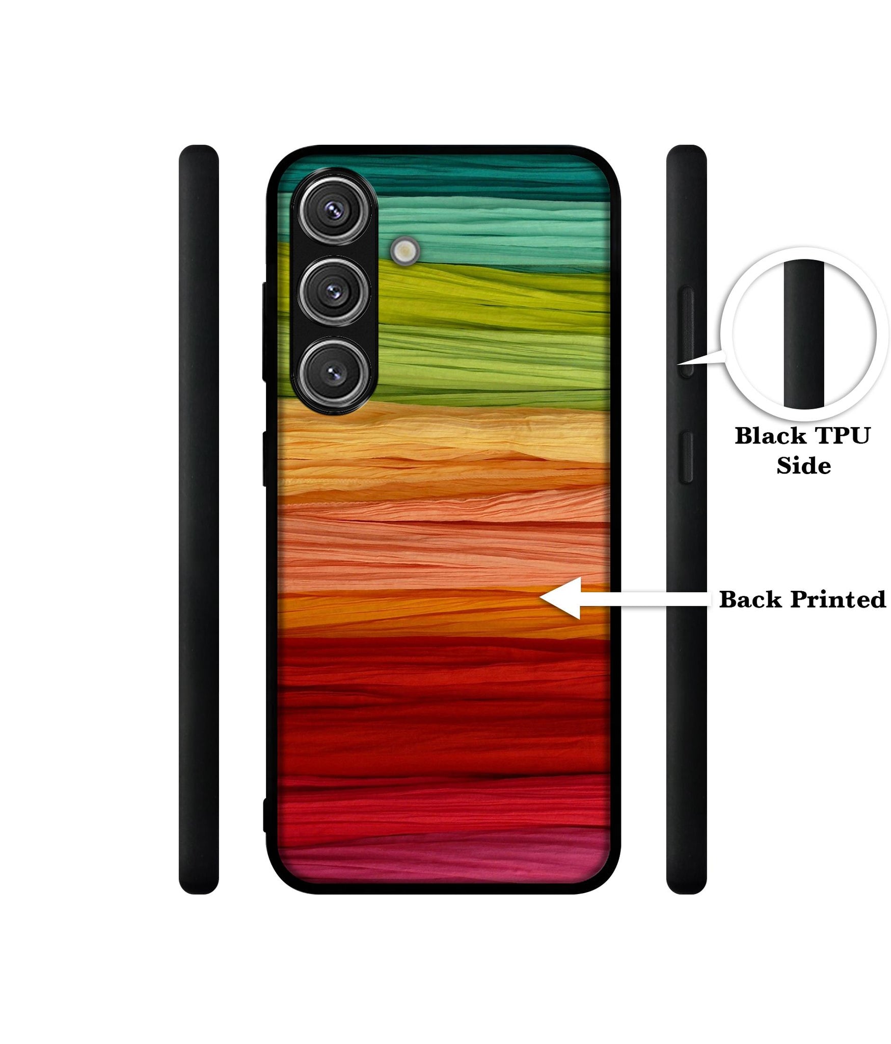 Colorful Thread Design Designer 2D Printed Back Case Cover for Samsung Galaxy S25 Plus 5G