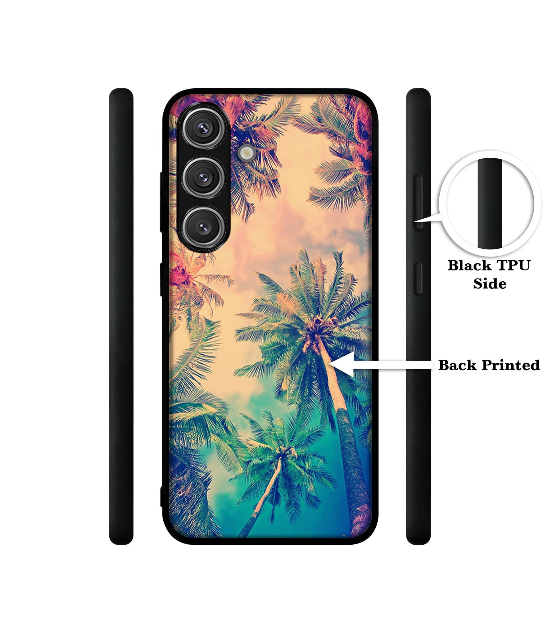 Trees Design Designer 2D Printed Back Case Cover for Samsung Galaxy S25 Plus 5G