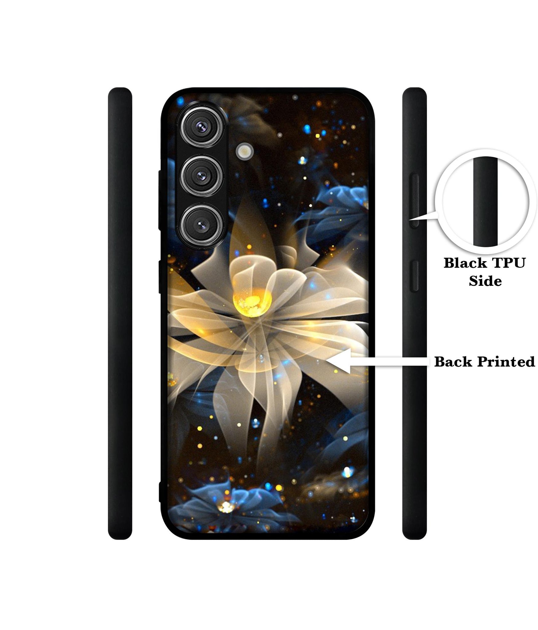 Art Flower Design Designer 2D Printed Back Case Cover for Samsung Galaxy S25 Plus 5G