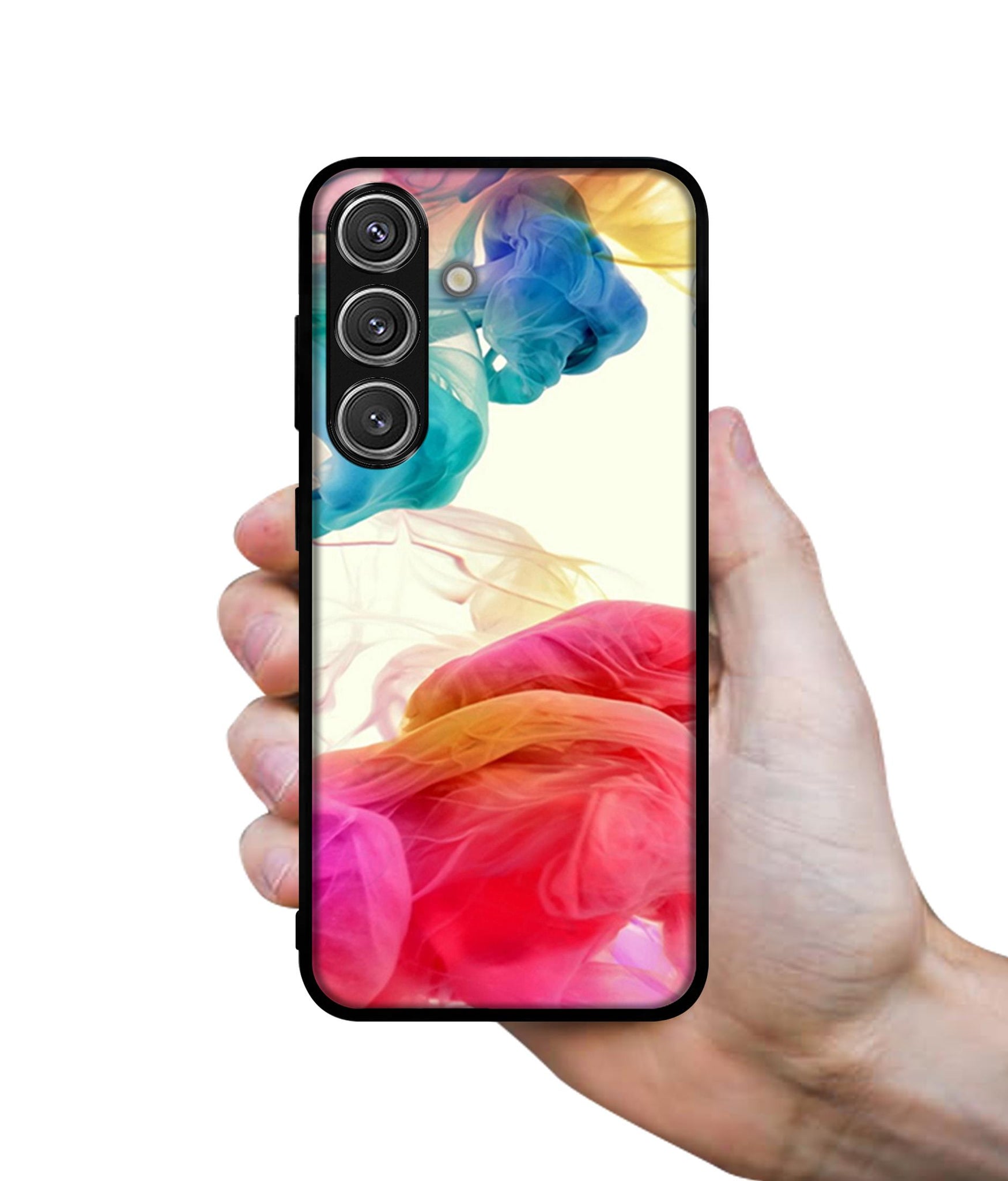 Colored Smoke Design Designer 2D Printed Back Case Cover for Samsung Galaxy S25 Plus 5G