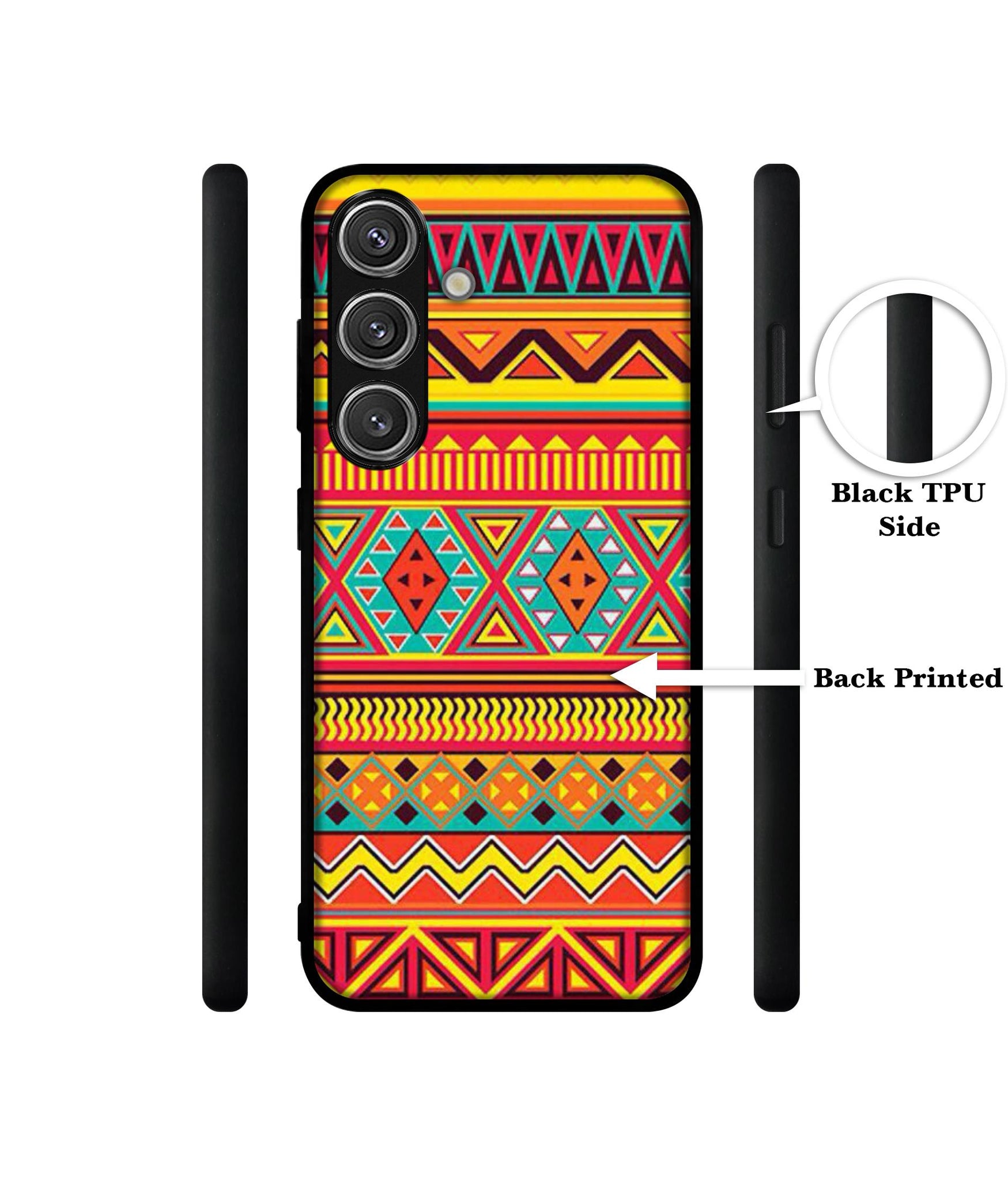 Artistic Rangoli Design Designer 2D Printed Back Case Cover for Samsung Galaxy S25 Plus 5G