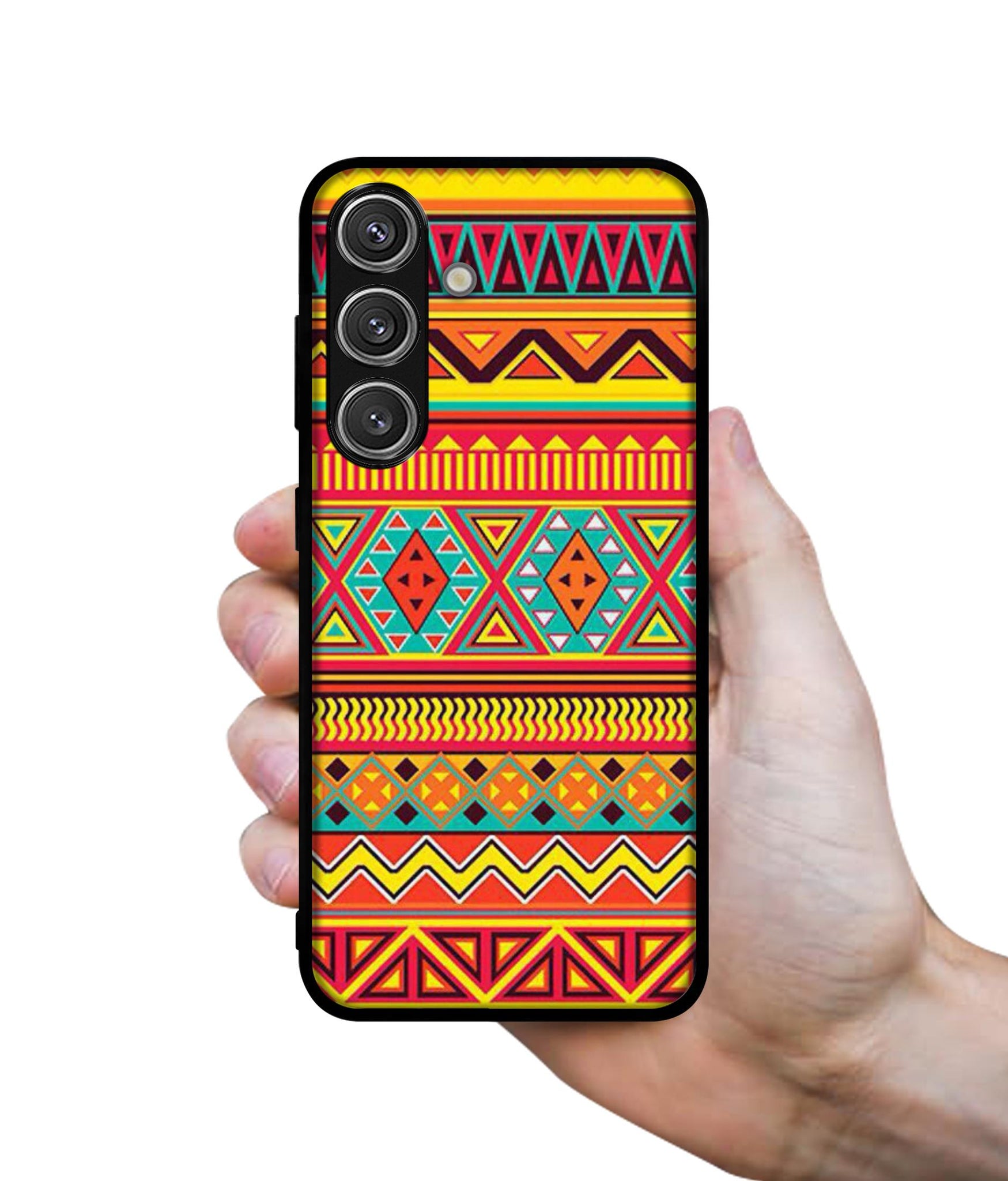 Artistic Rangoli Design Designer 2D Printed Back Case Cover for Samsung Galaxy S25 Plus 5G