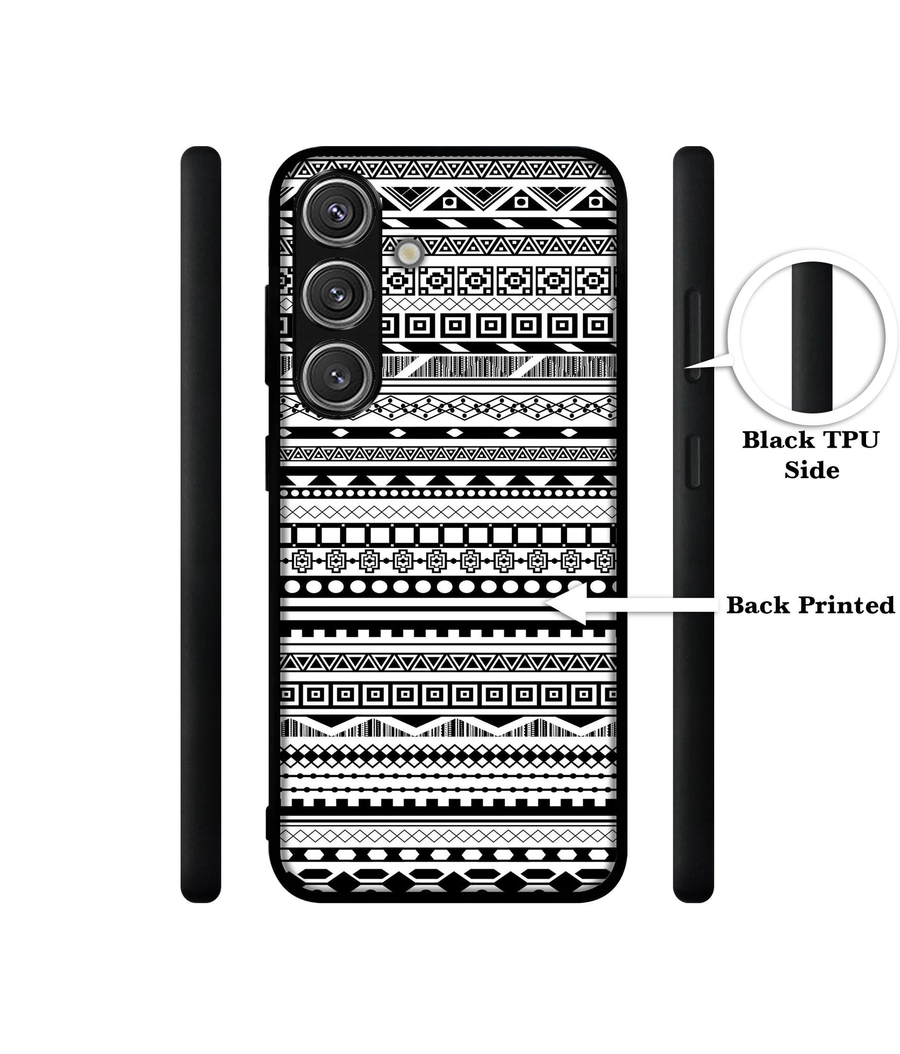 Black & White Patterns Design Designer 2D Printed Back Case Cover for Samsung Galaxy S25 Plus 5G