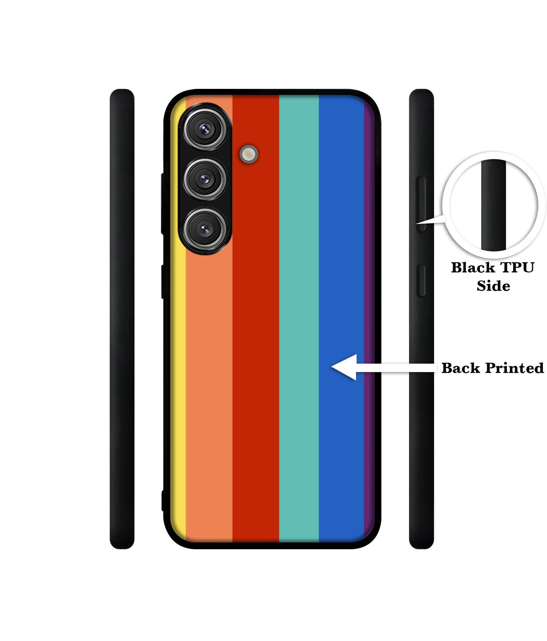 Rainbow Colors Design Designer 2D Printed Back Case Cover for Samsung Galaxy S25 Plus 5G