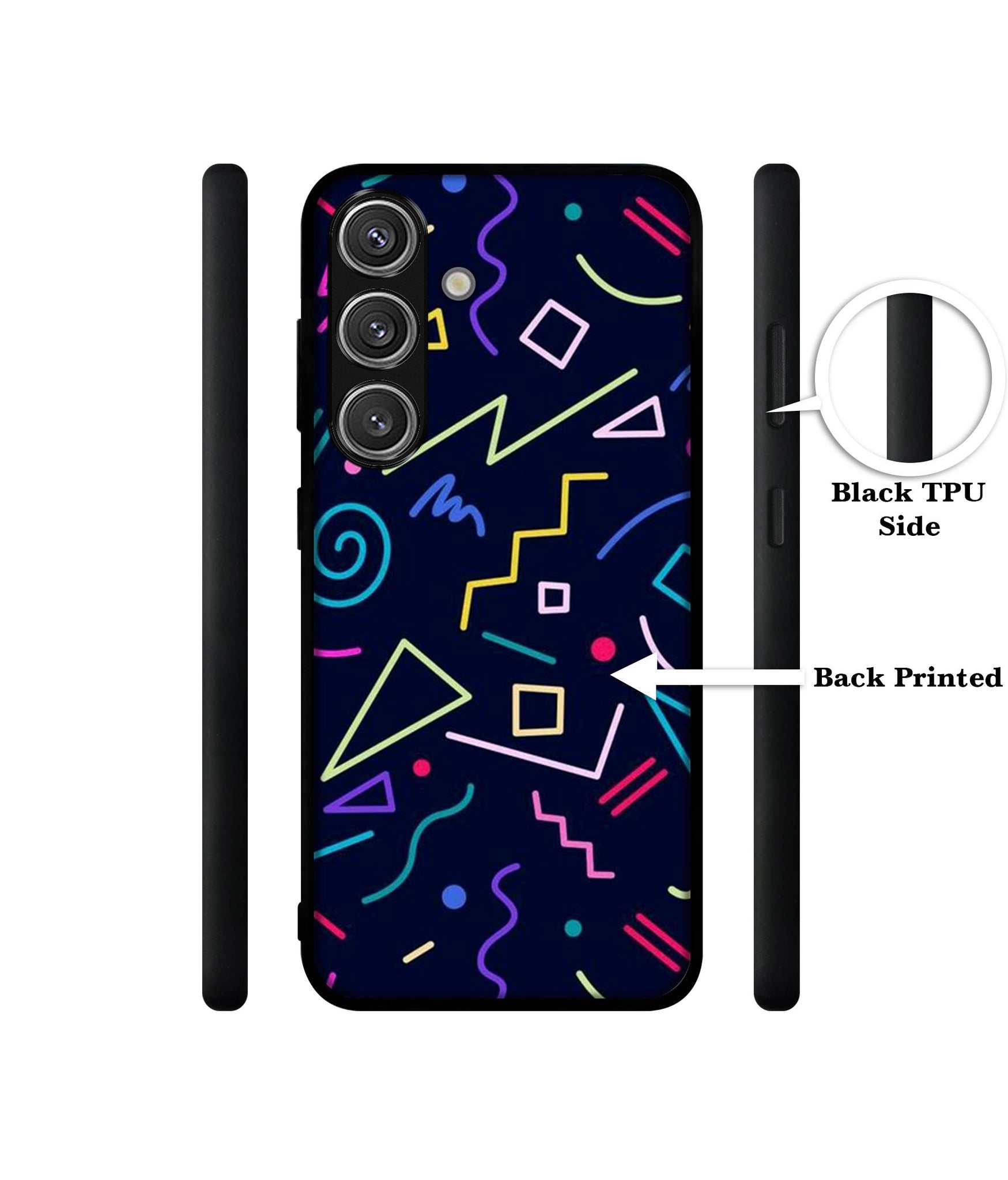 Retro Abstract Design Designer 2D Printed Back Case Cover for Samsung Galaxy S25 Plus 5G