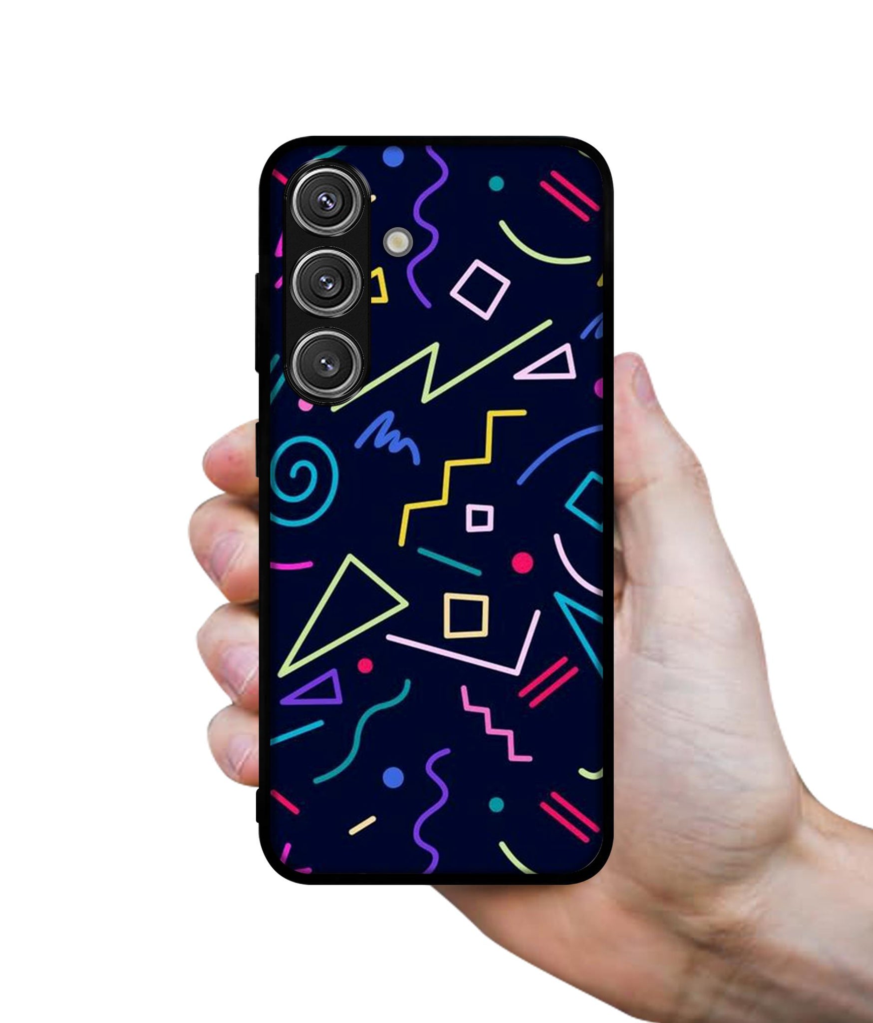 Retro Abstract Design Designer 2D Printed Back Case Cover for Samsung Galaxy S25 Plus 5G