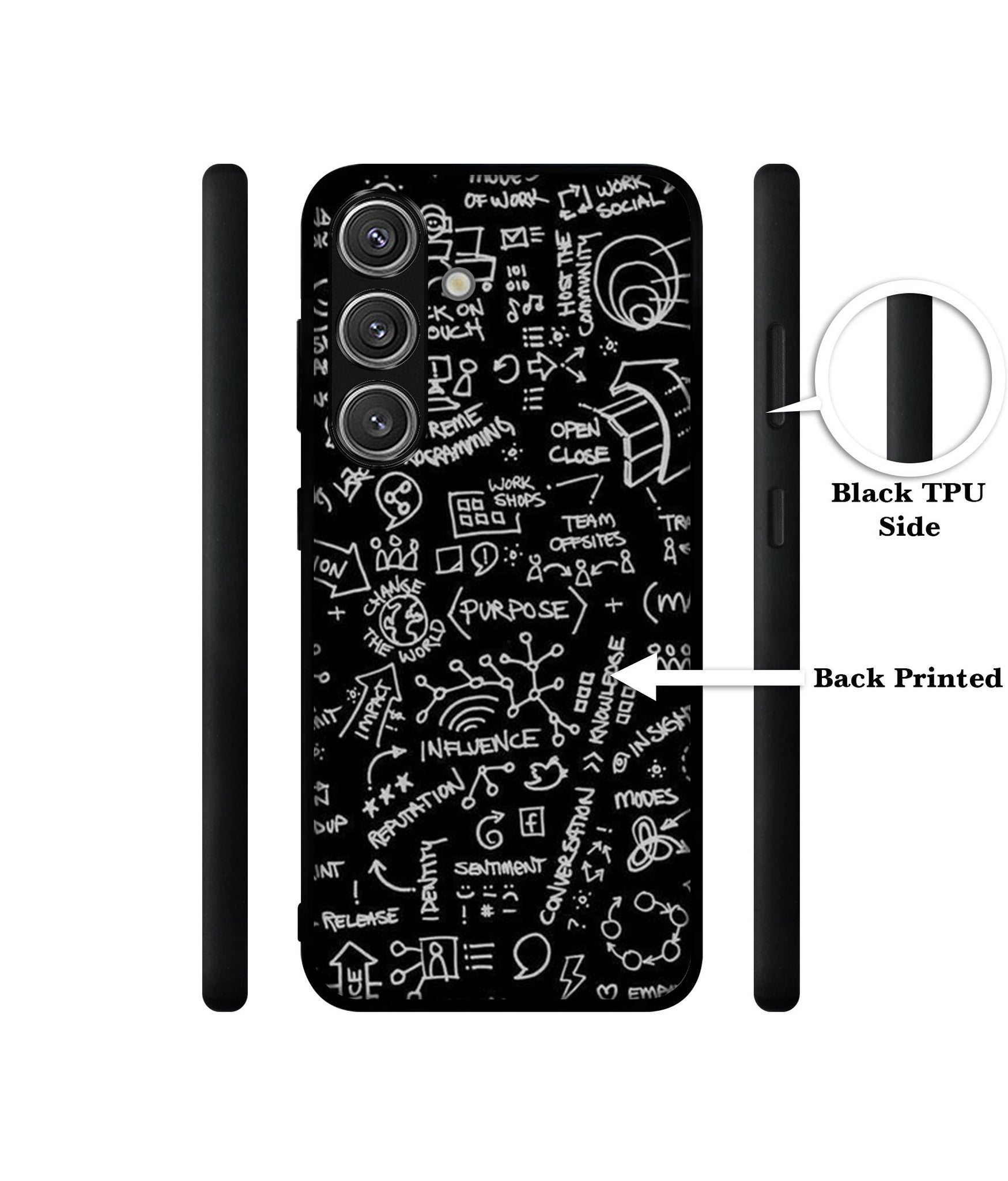 Formulas Design Designer 2D Printed Back Case Cover for Samsung Galaxy S25 Plus 5G