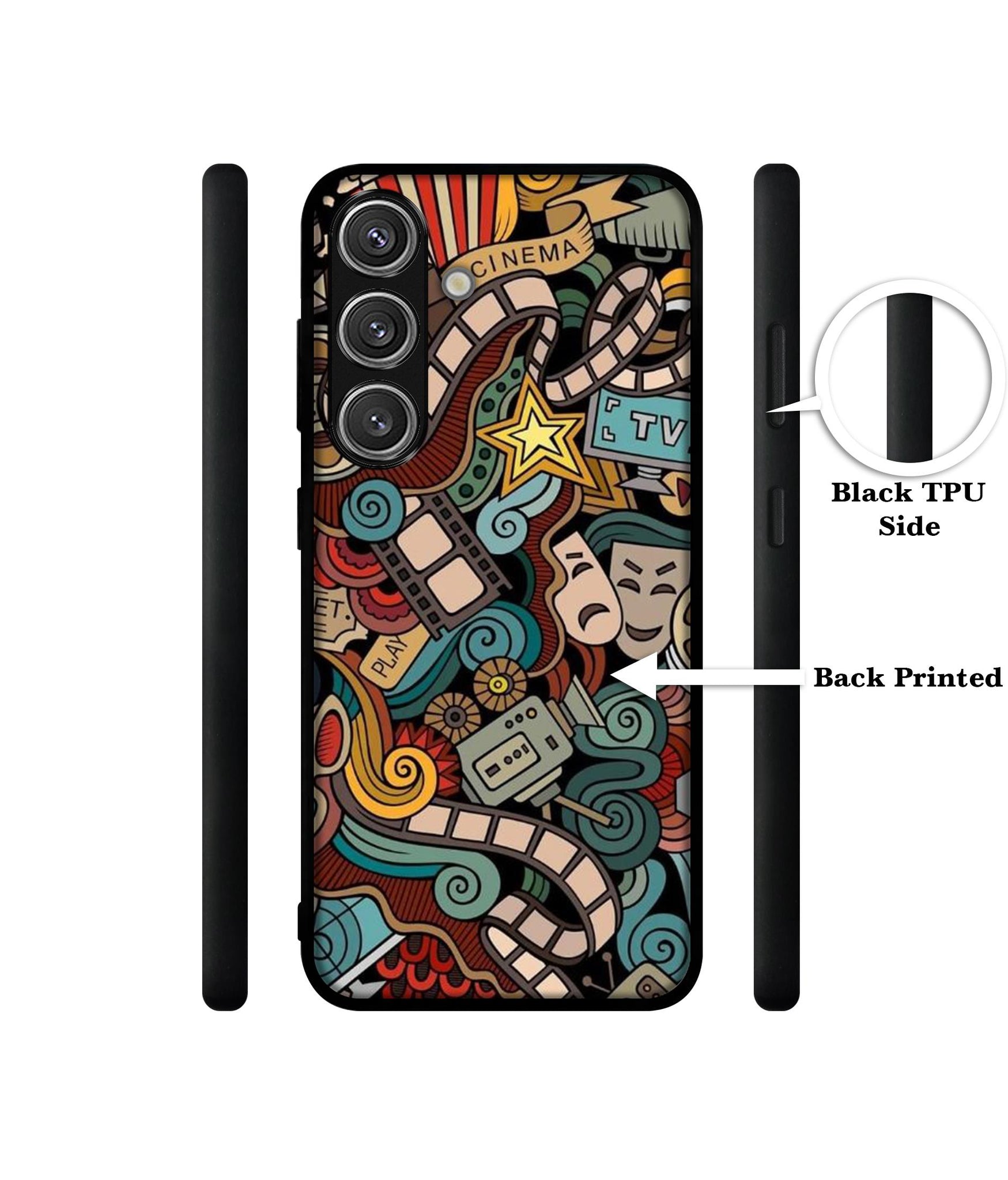 Movies Design Designer 2D Printed Back Case Cover for Samsung Galaxy S25 Plus 5G