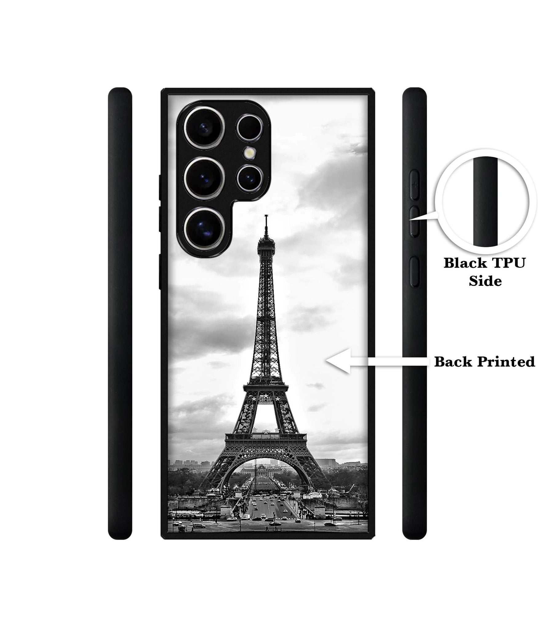 Eiffel Tower Design Designer 2D Printed Back Case Cover for Samsung Galaxy S25 Ultra 5G