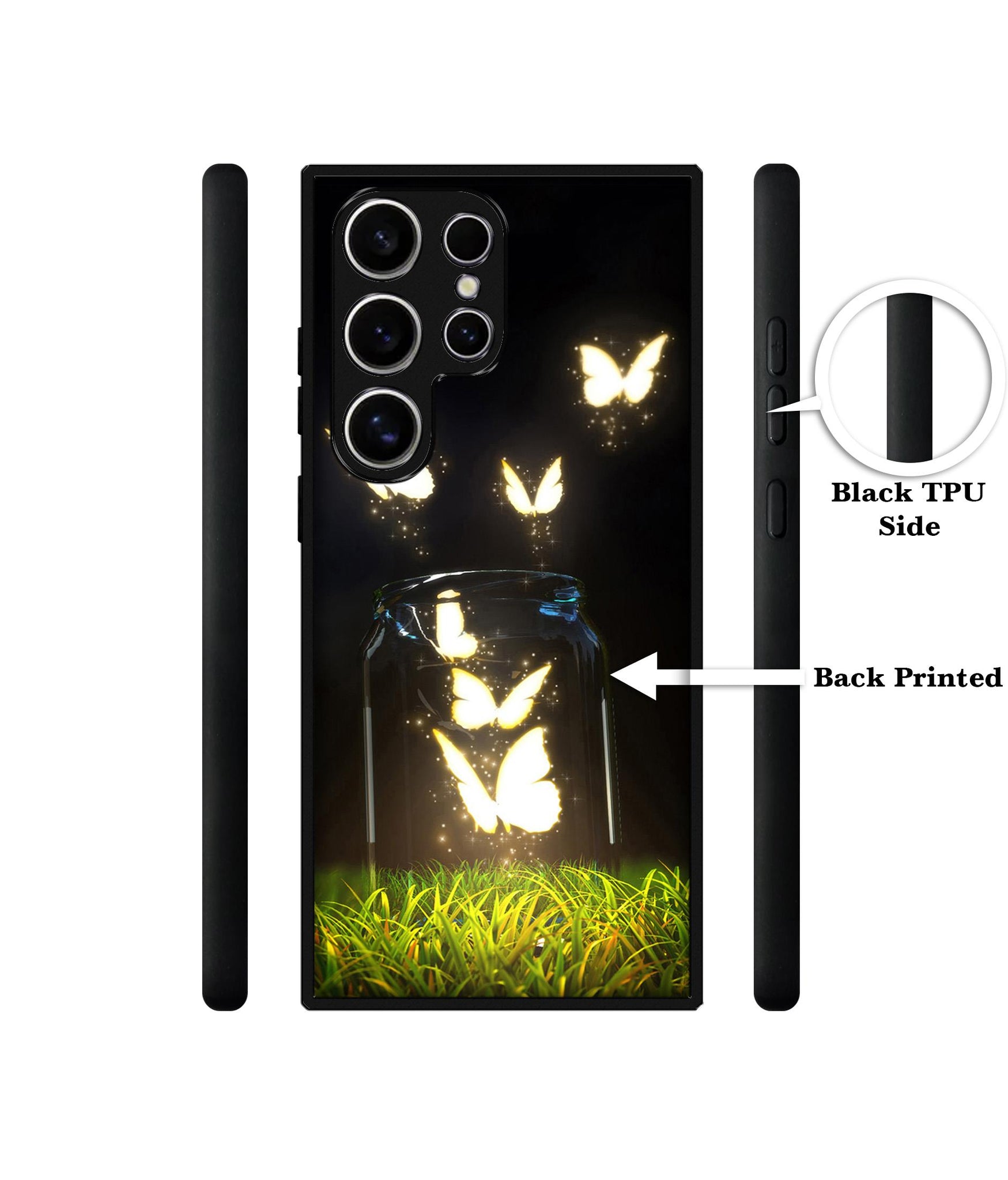 Butterfly Design Designer 2D Printed Back Case Cover for Samsung Galaxy S25 Ultra 5G