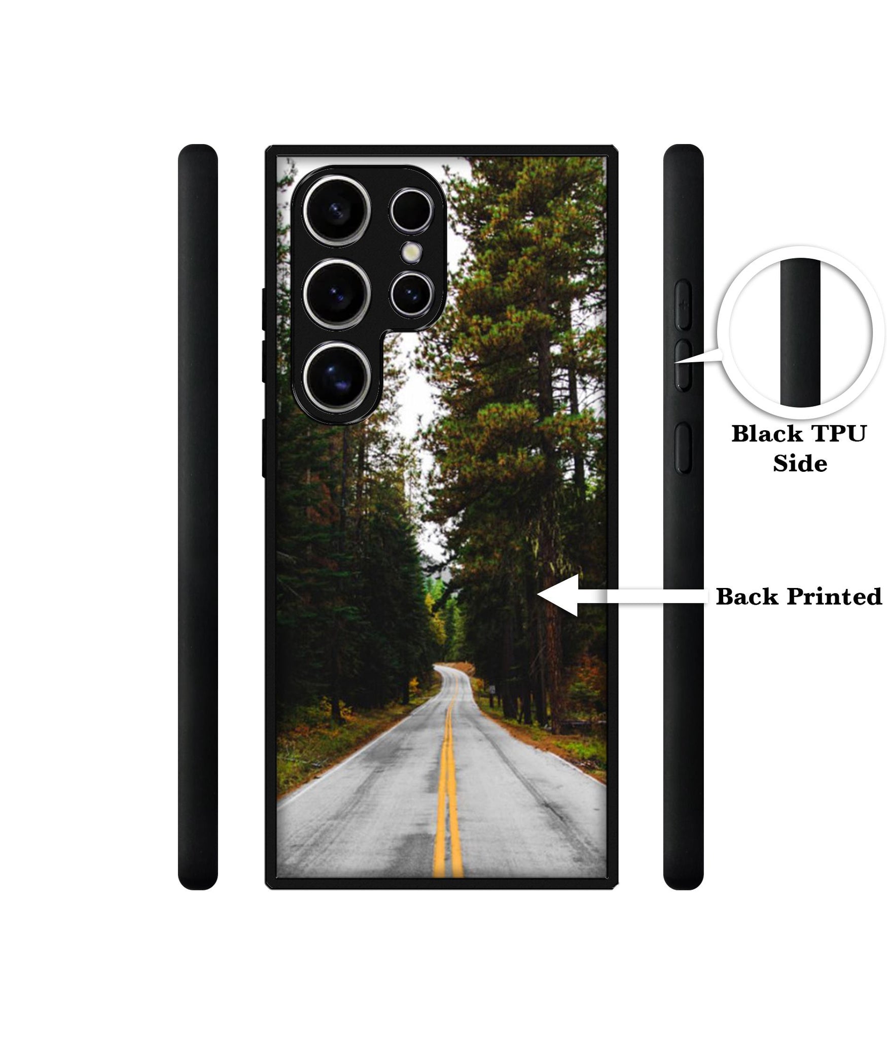 Road Photo Design Designer 2D Printed Back Case Cover for Samsung Galaxy S25 Ultra 5G