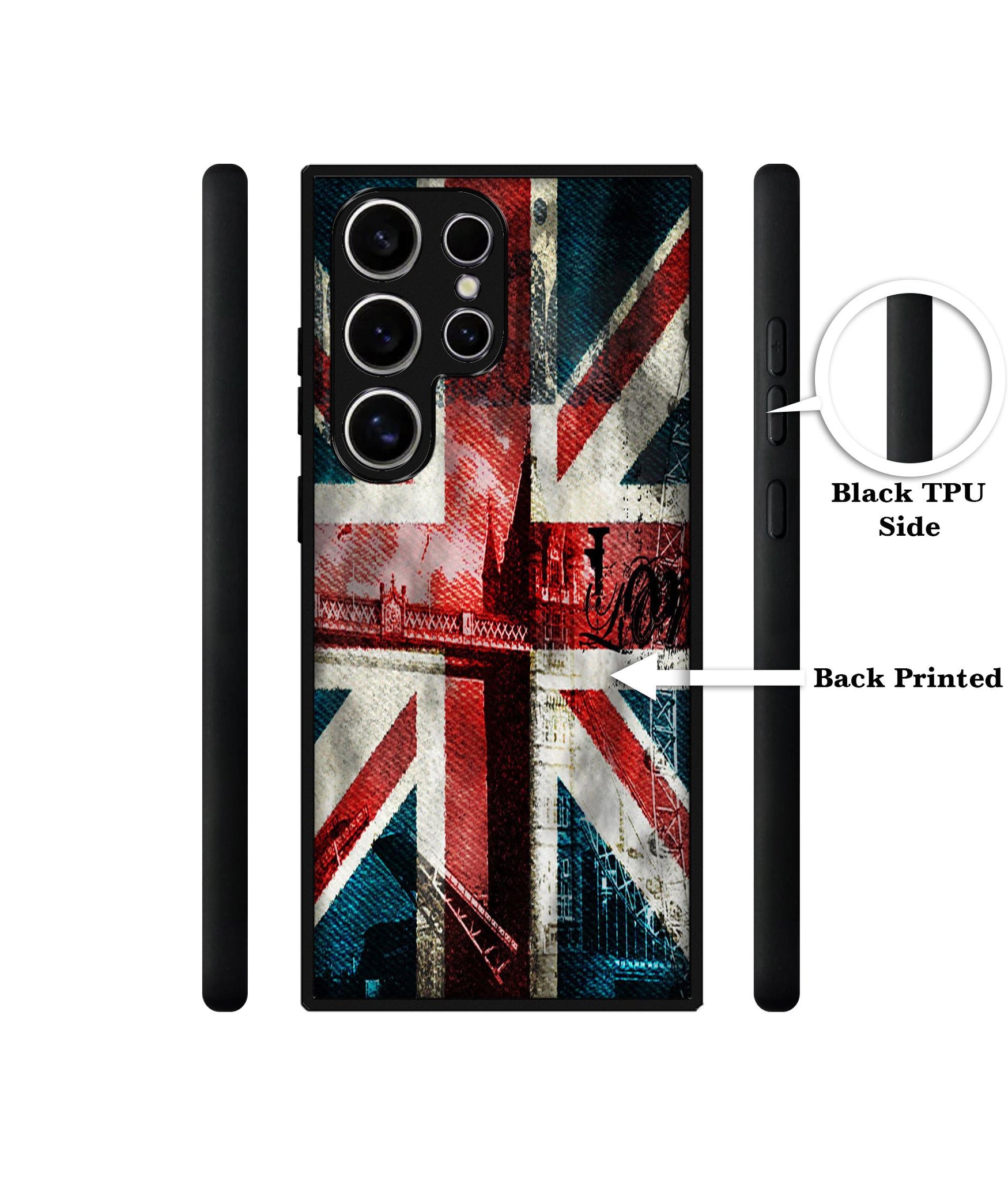 London Flag wallpaper Design Designer 2D Printed Back Case Cover for Samsung Galaxy S25 Ultra 5G