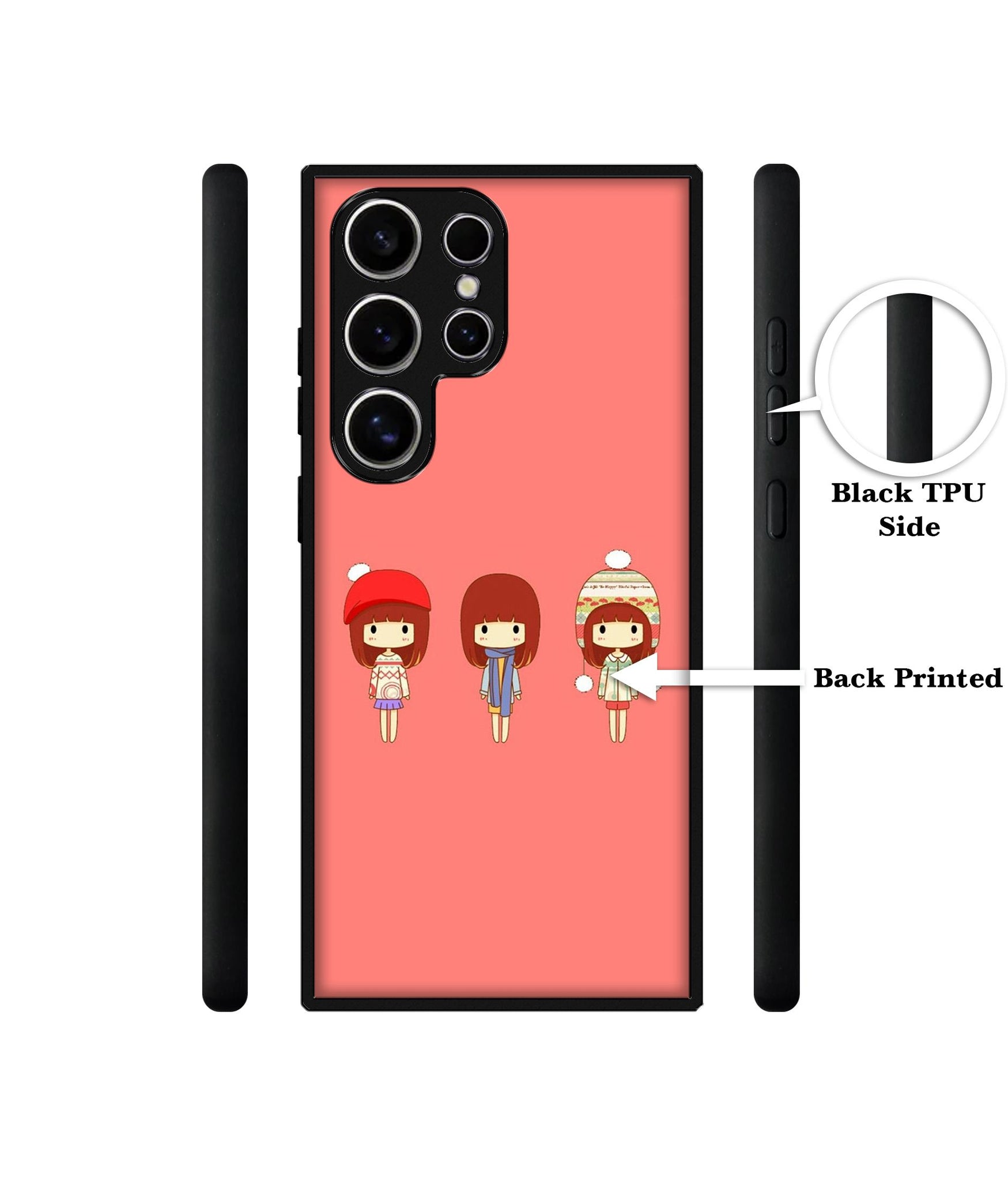 Cute Girls Design Designer 2D Printed Back Case Cover for Samsung Galaxy S25 Ultra 5G