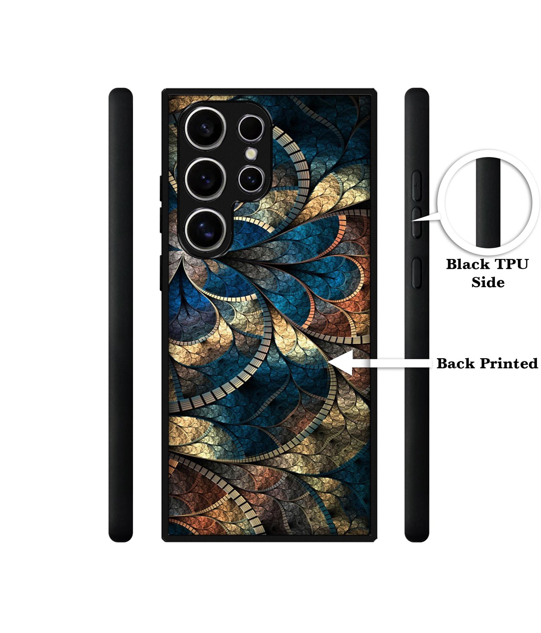 Fractional Pattern Design Designer 2D Printed Back Case Cover for Samsung Galaxy S25 Ultra 5G