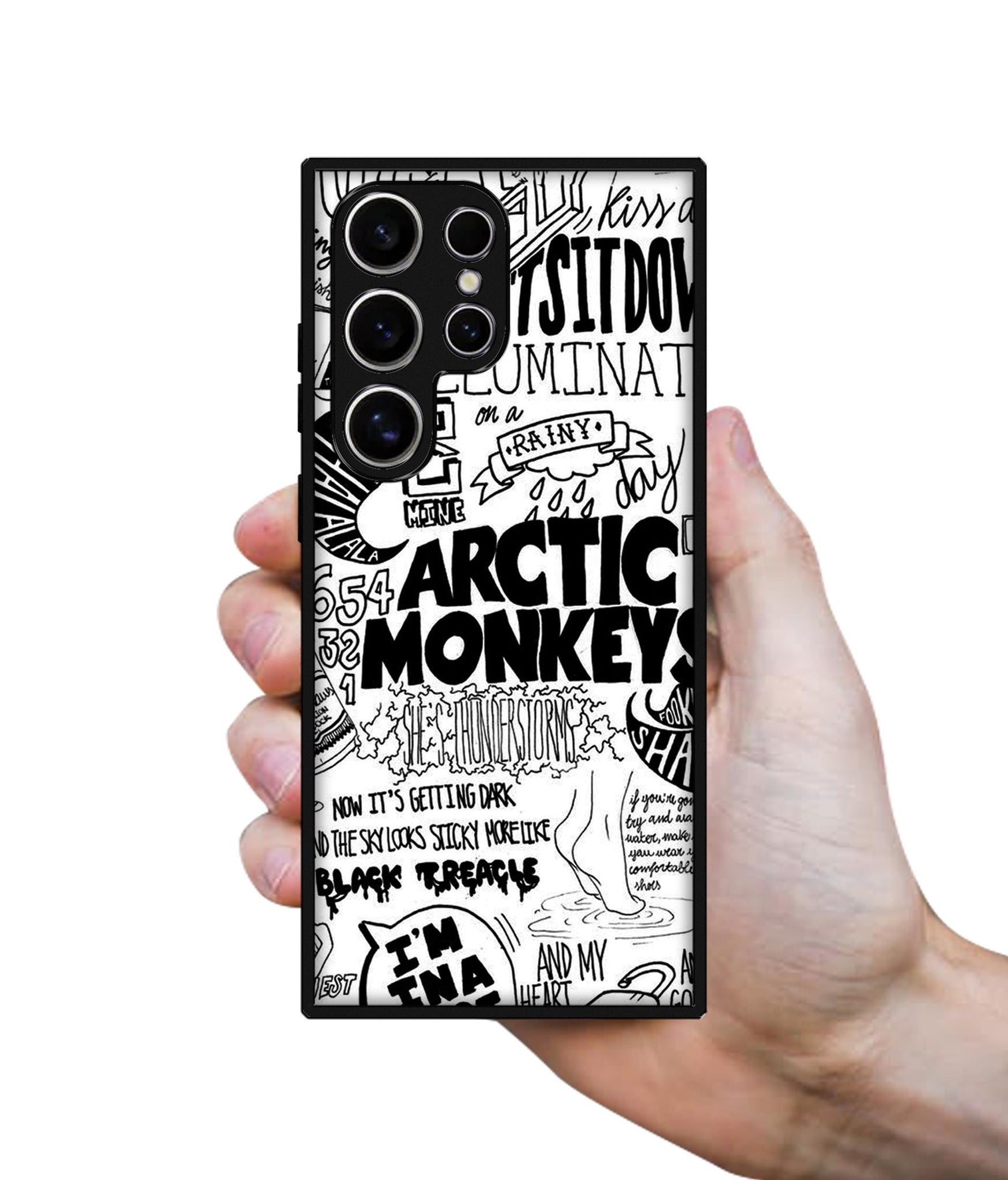 Arctic Monkeys Pattern Design Designer 2D Printed Back Case Cover for Samsung Galaxy S25 Ultra 5G