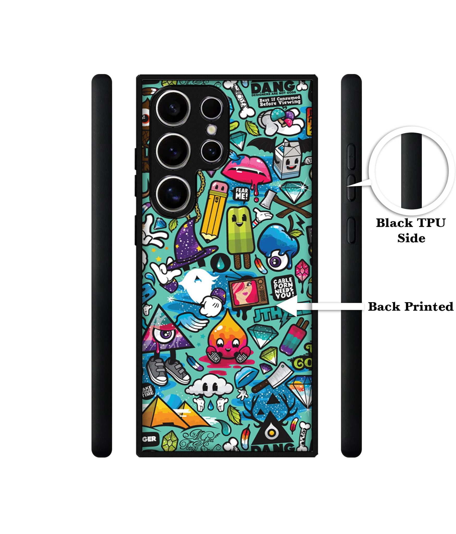 Crazy Design Designer 2D Printed Back Case Cover for Samsung Galaxy S25 Ultra 5G