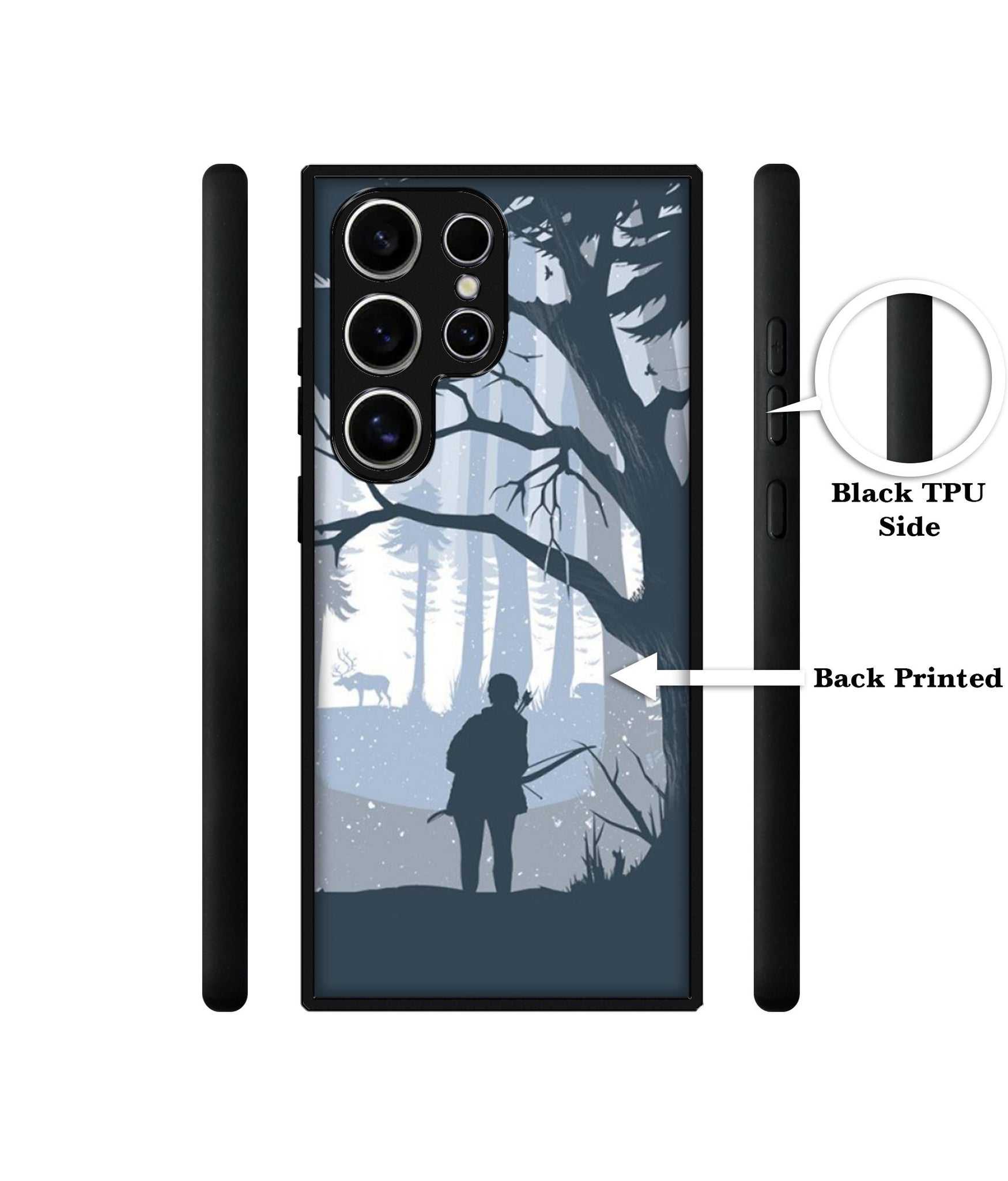Hunter Design Designer 2D Printed Back Case Cover for Samsung Galaxy S25 Ultra 5G