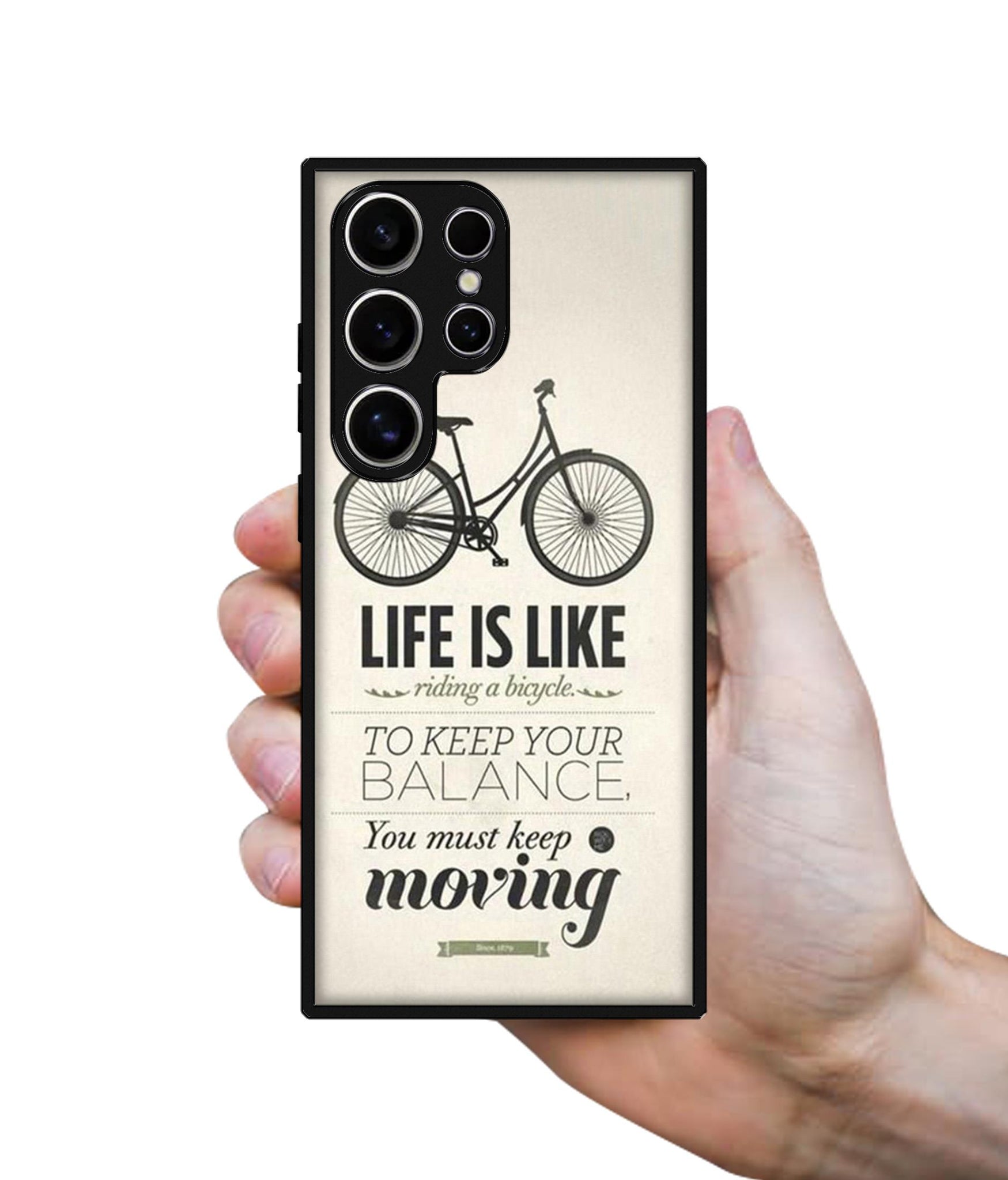Life is Like Moving Design Designer 2D Printed Back Case Cover for Samsung Galaxy S25 Ultra 5G