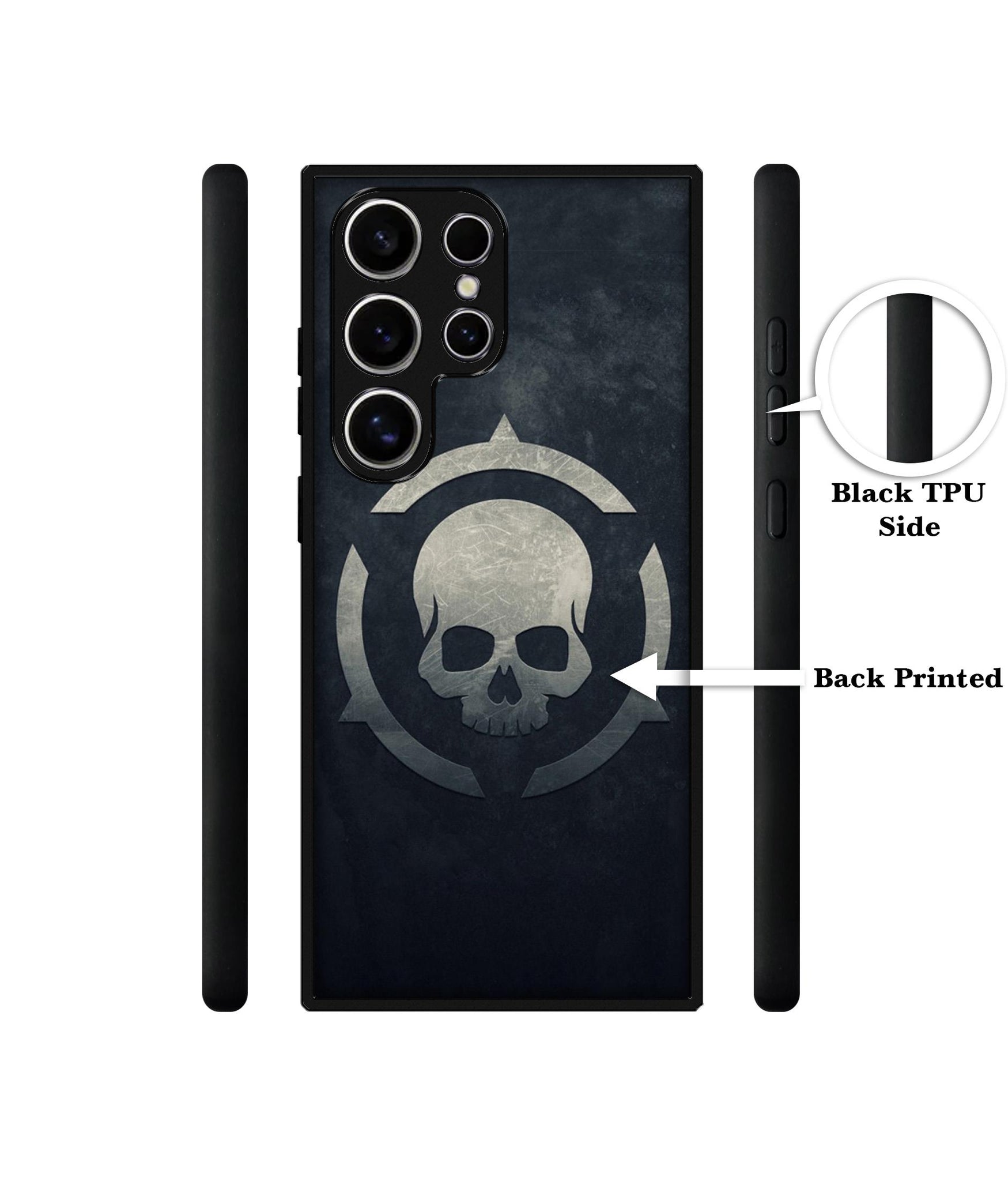 Skull Pattern Print Design Designer 2D Printed Back Case Cover for Samsung Galaxy S25 Ultra 5G