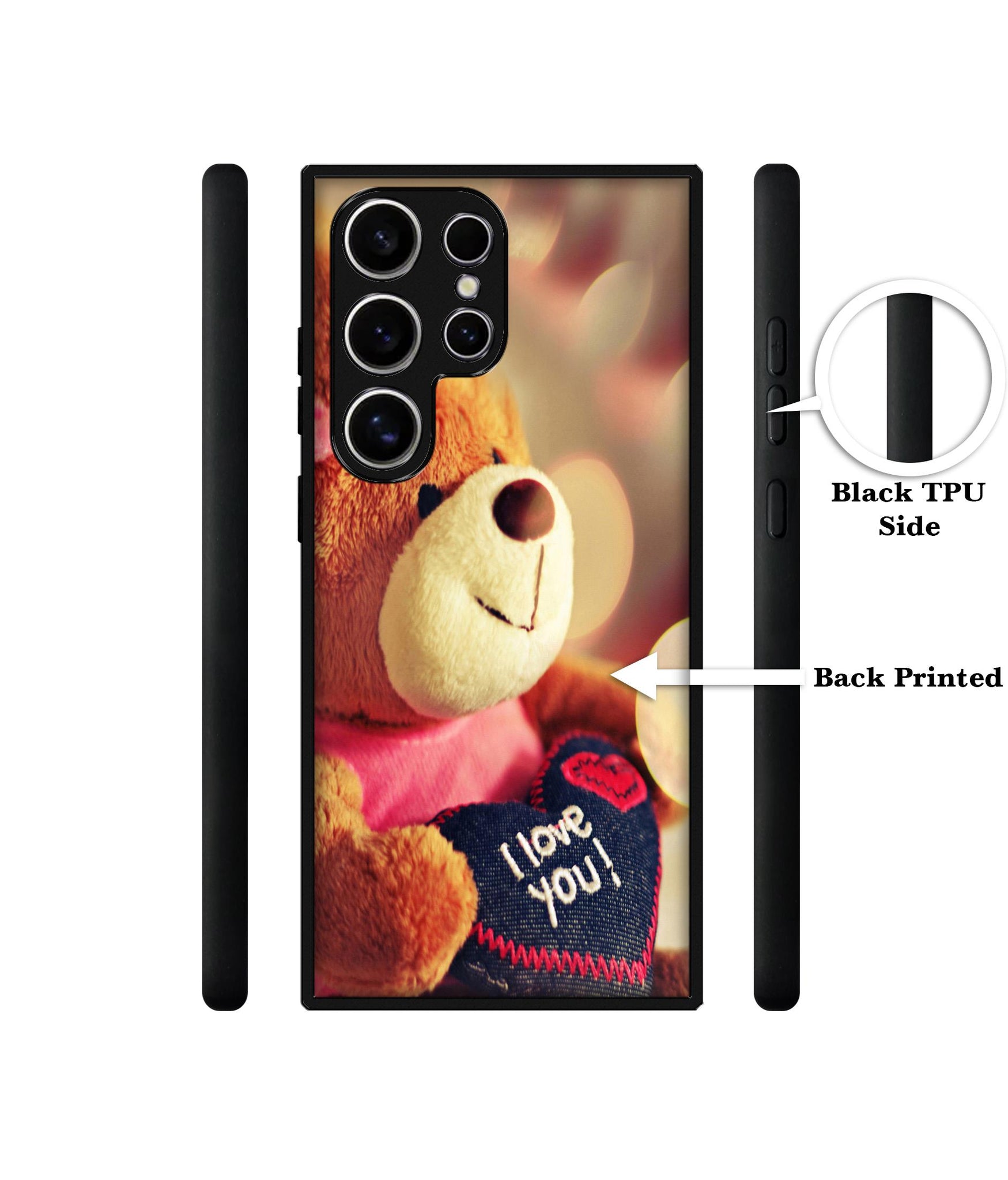 Teddy Bear Design Designer 2D Printed Back Case Cover for Samsung Galaxy S25 Ultra 5G