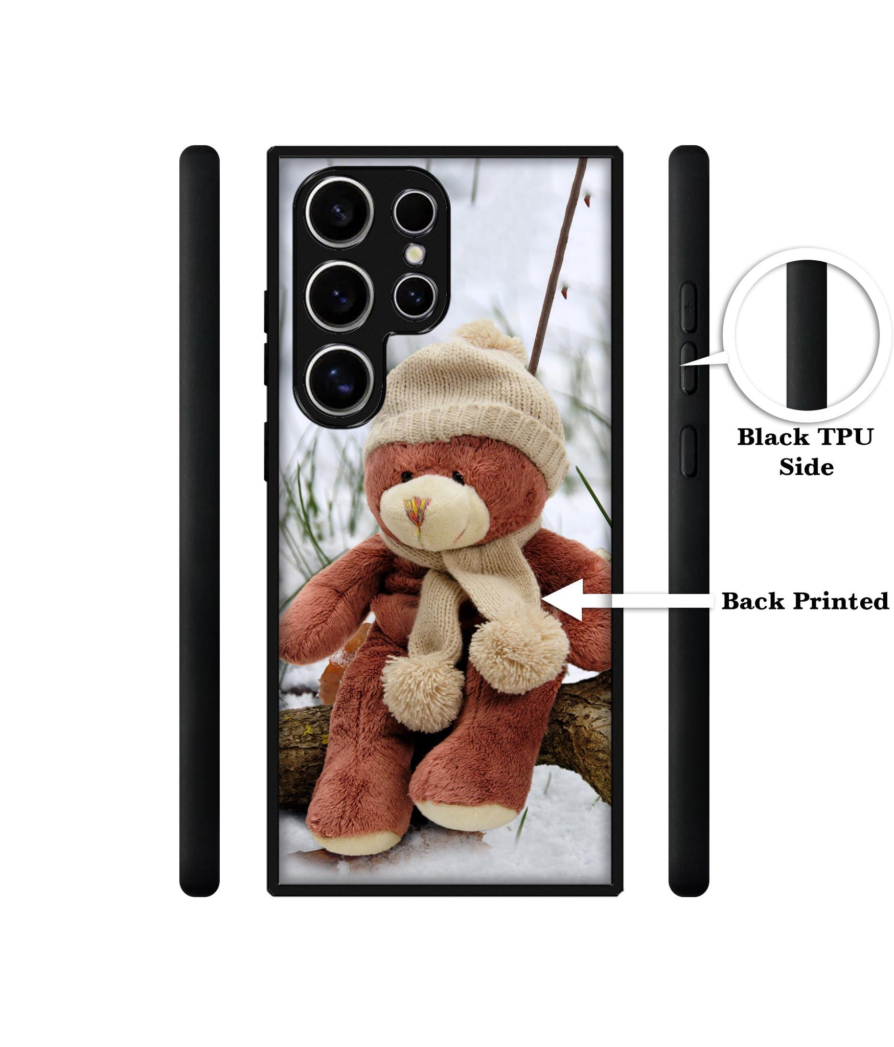Woolen Bear Design Designer 2D Printed Back Case Cover for Samsung Galaxy S25 Ultra 5G