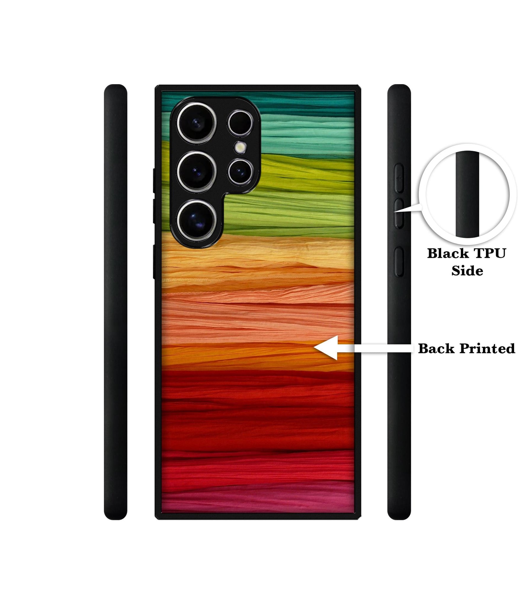 Colorful Thread Design Designer 2D Printed Back Case Cover for Samsung Galaxy S25 Ultra 5G