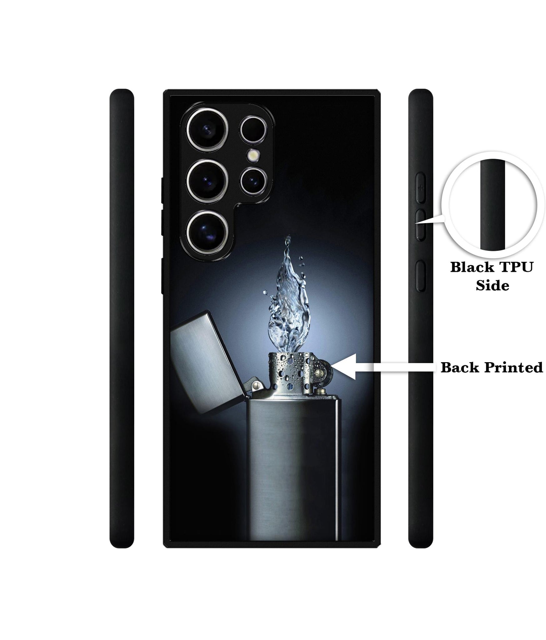Water Lighter Design Designer 2D Printed Back Case Cover for Samsung Galaxy S25 Ultra 5G