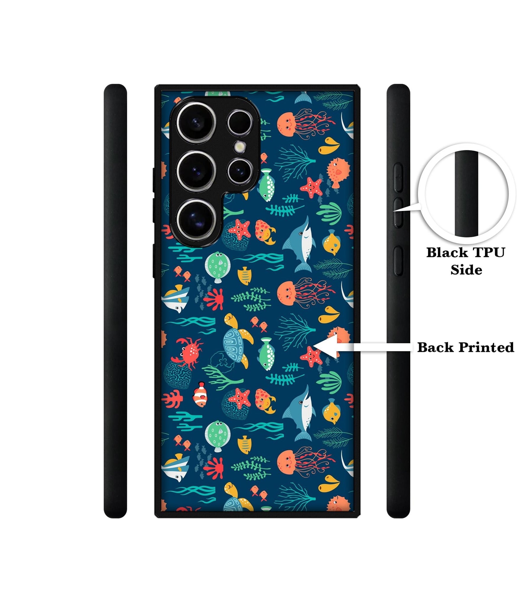 Aquarium Texture Design Designer 2D Printed Back Case Cover for Samsung Galaxy S25 Ultra 5G