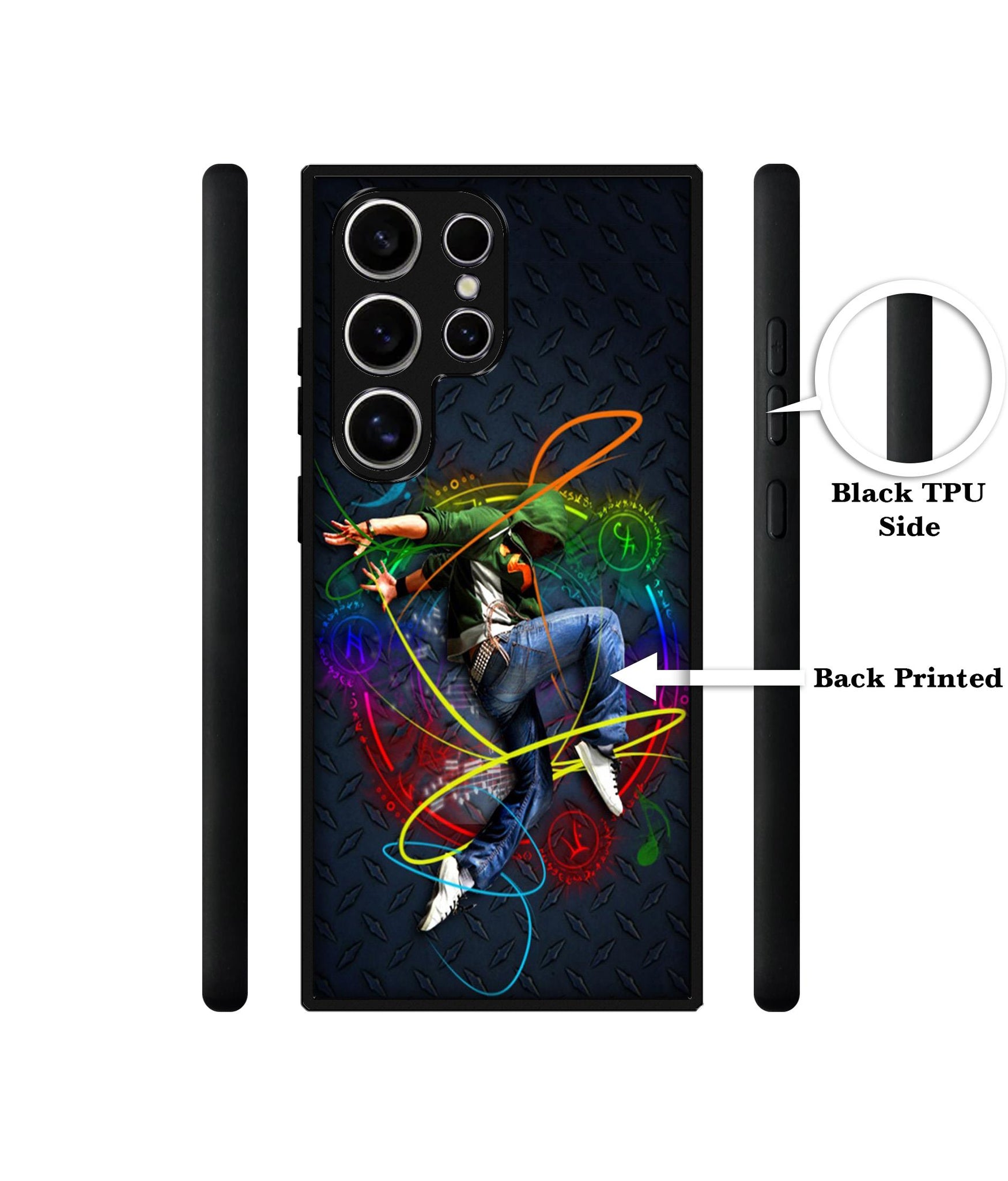 Boy With Music Design Designer 2D Printed Back Case Cover for Samsung Galaxy S25 Ultra 5G