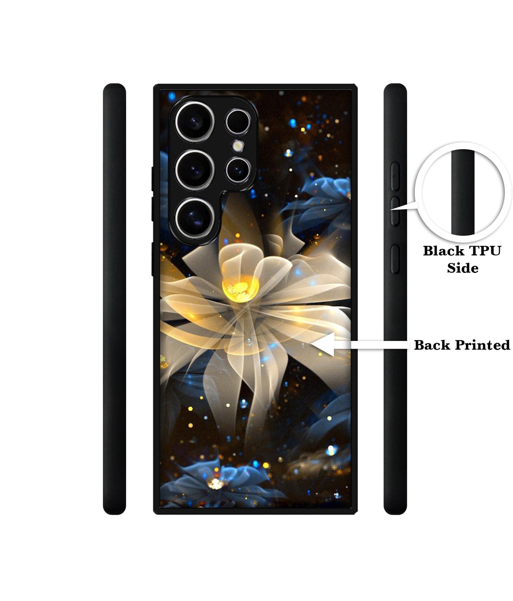 Art Flower Design Designer 2D Printed Back Case Cover for Samsung Galaxy S25 Ultra 5G
