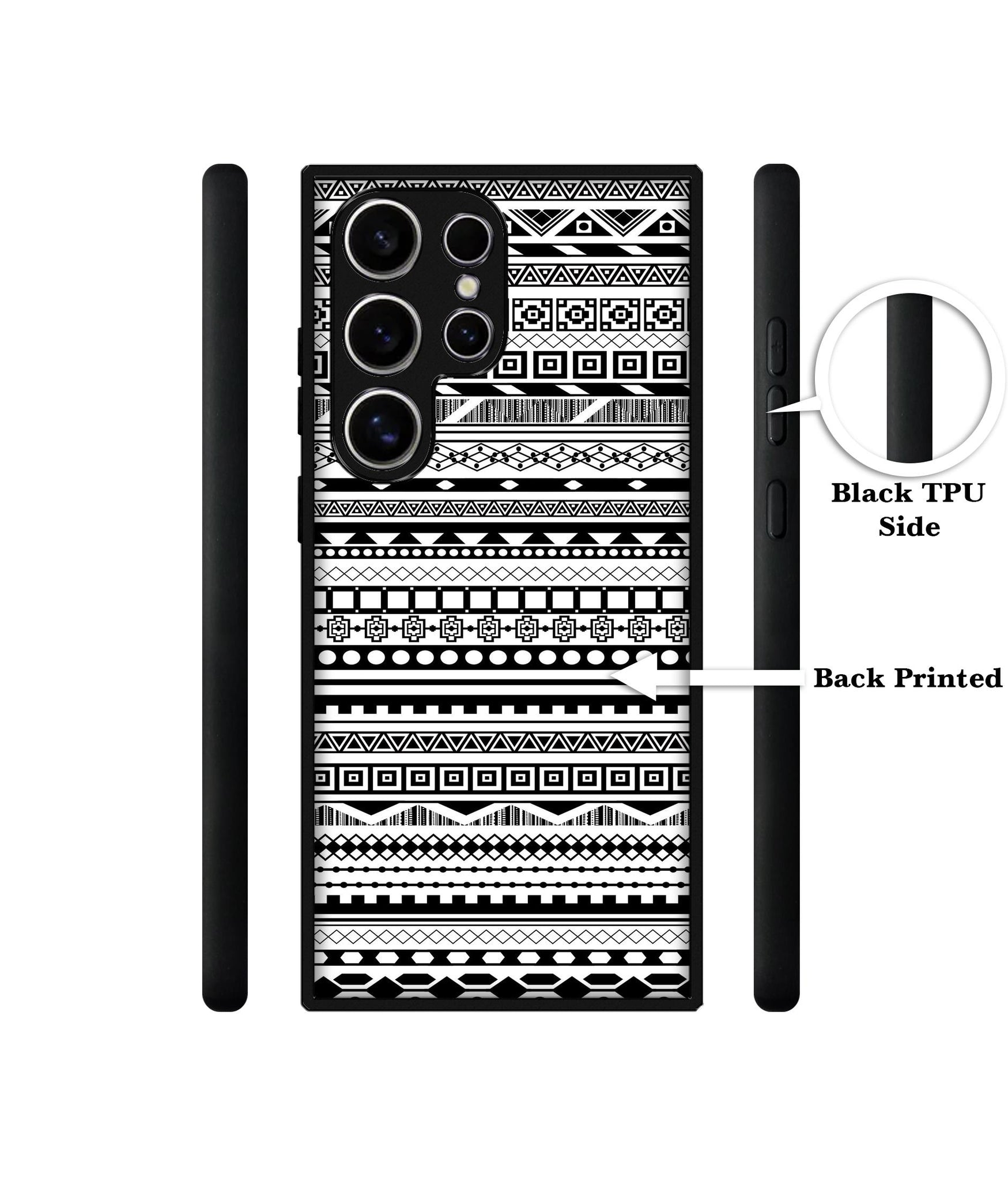 Black & White Patterns Design Designer 2D Printed Back Case Cover for Samsung Galaxy S25 Ultra 5G