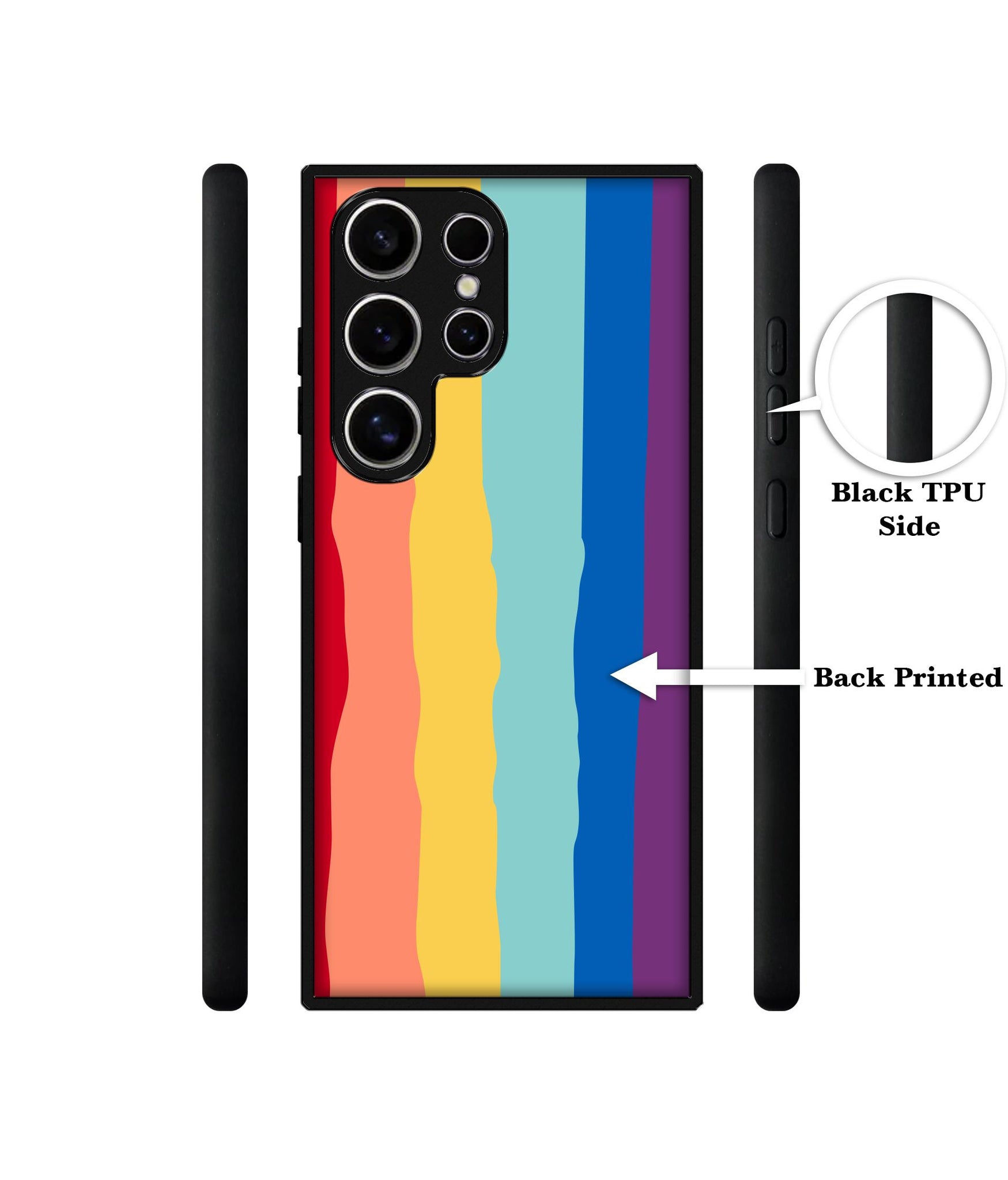 Rainbow Design Designer 2D Printed Back Case Cover for Samsung Galaxy S25 Ultra 5G
