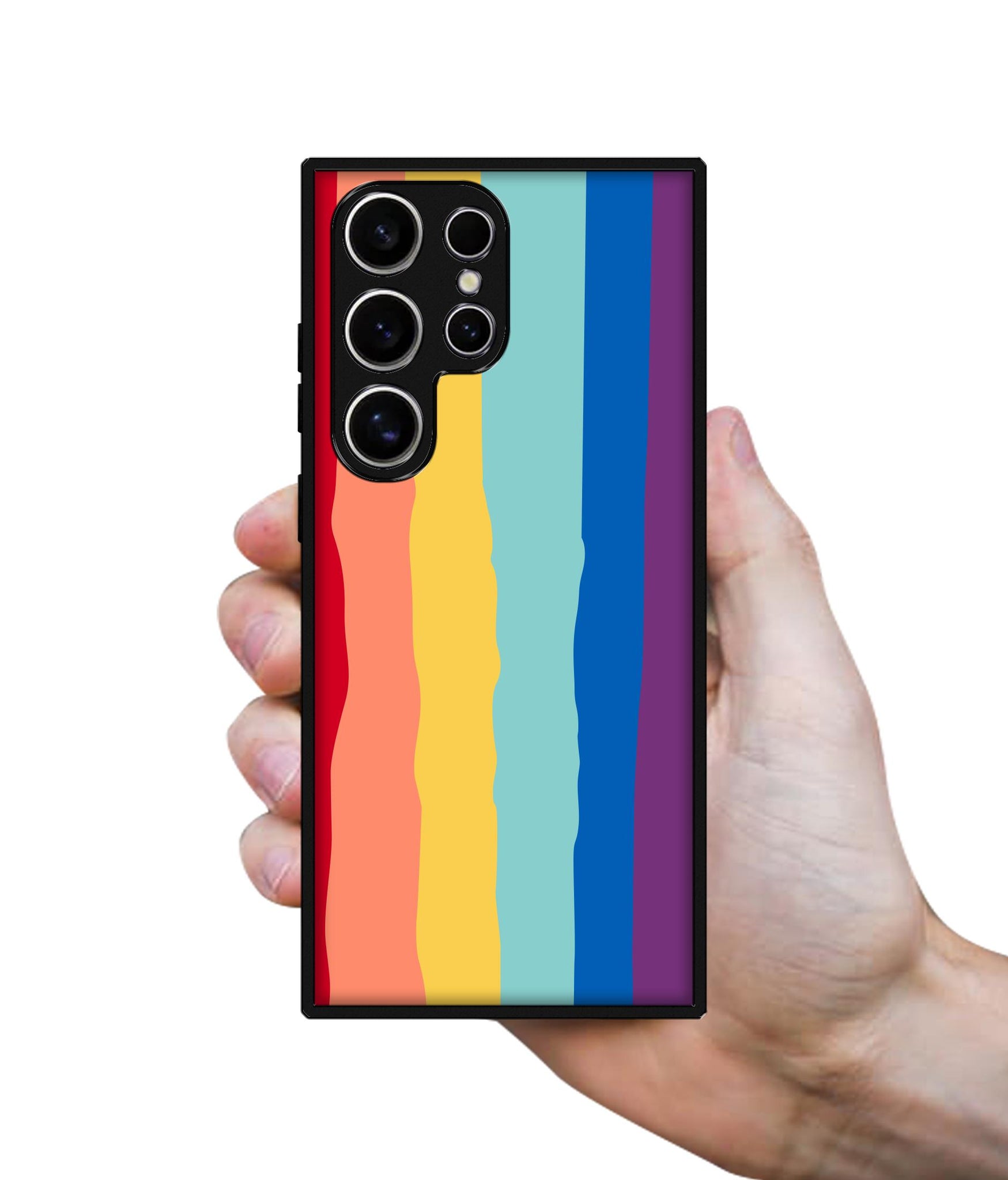 Rainbow Design Designer 2D Printed Back Case Cover for Samsung Galaxy S25 Ultra 5G