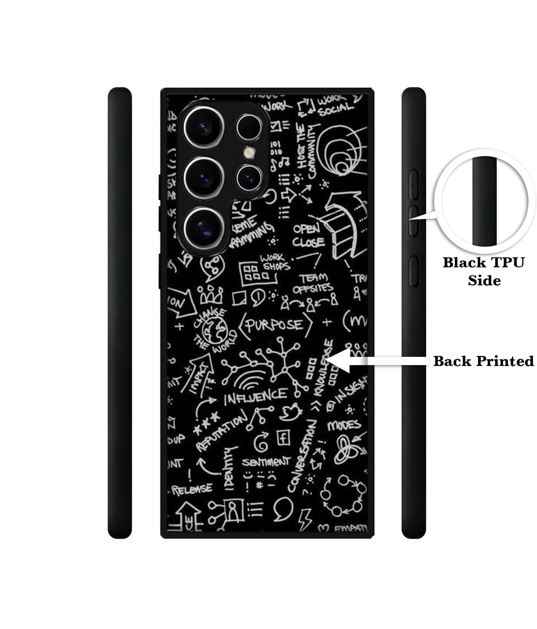 Formulas Design Designer 2D Printed Back Case Cover for Samsung Galaxy S25 Ultra 5G