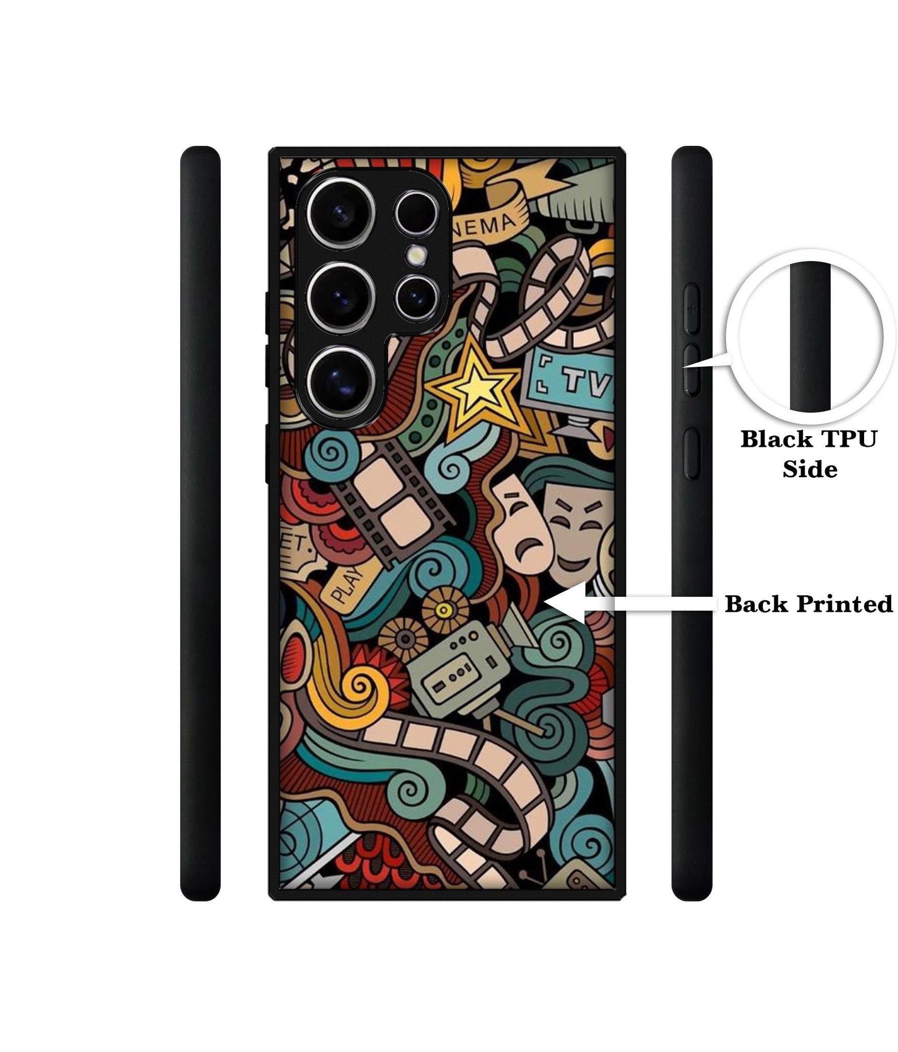 Movies Design Designer 2D Printed Back Case Cover for Samsung Galaxy S25 Ultra 5G