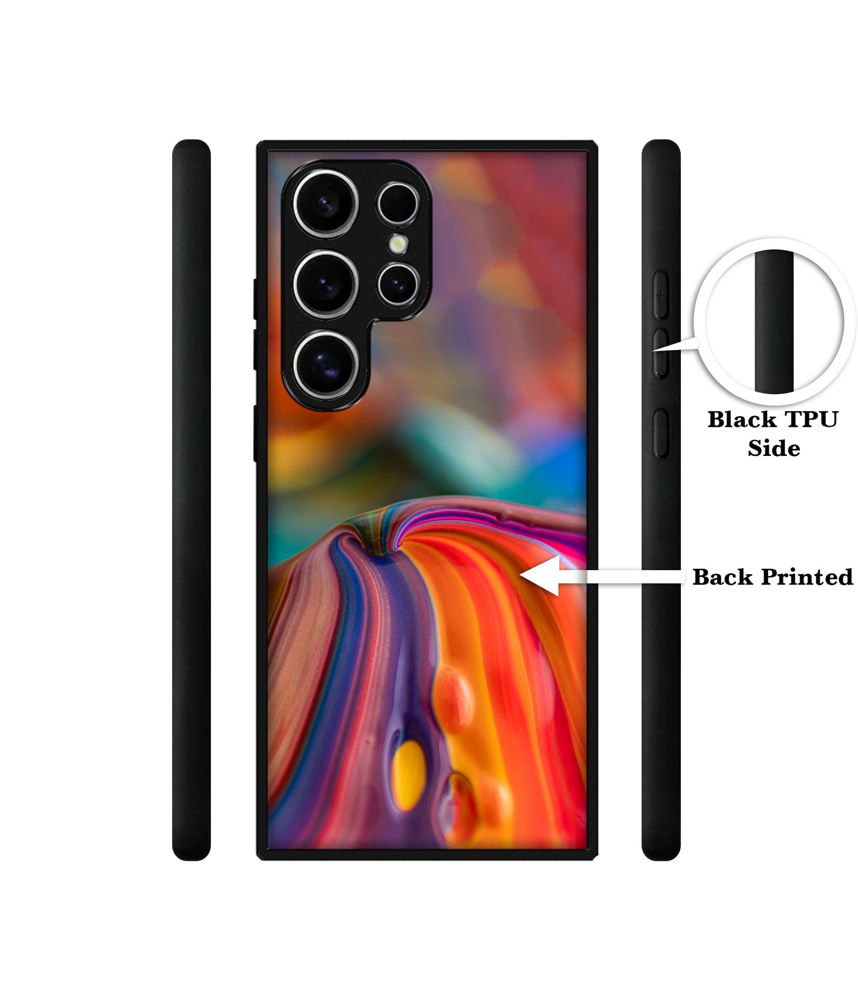 Rainbow Colors Designer 2D Printed Back Case Cover for Samsung Galaxy S25 Ultra 5G