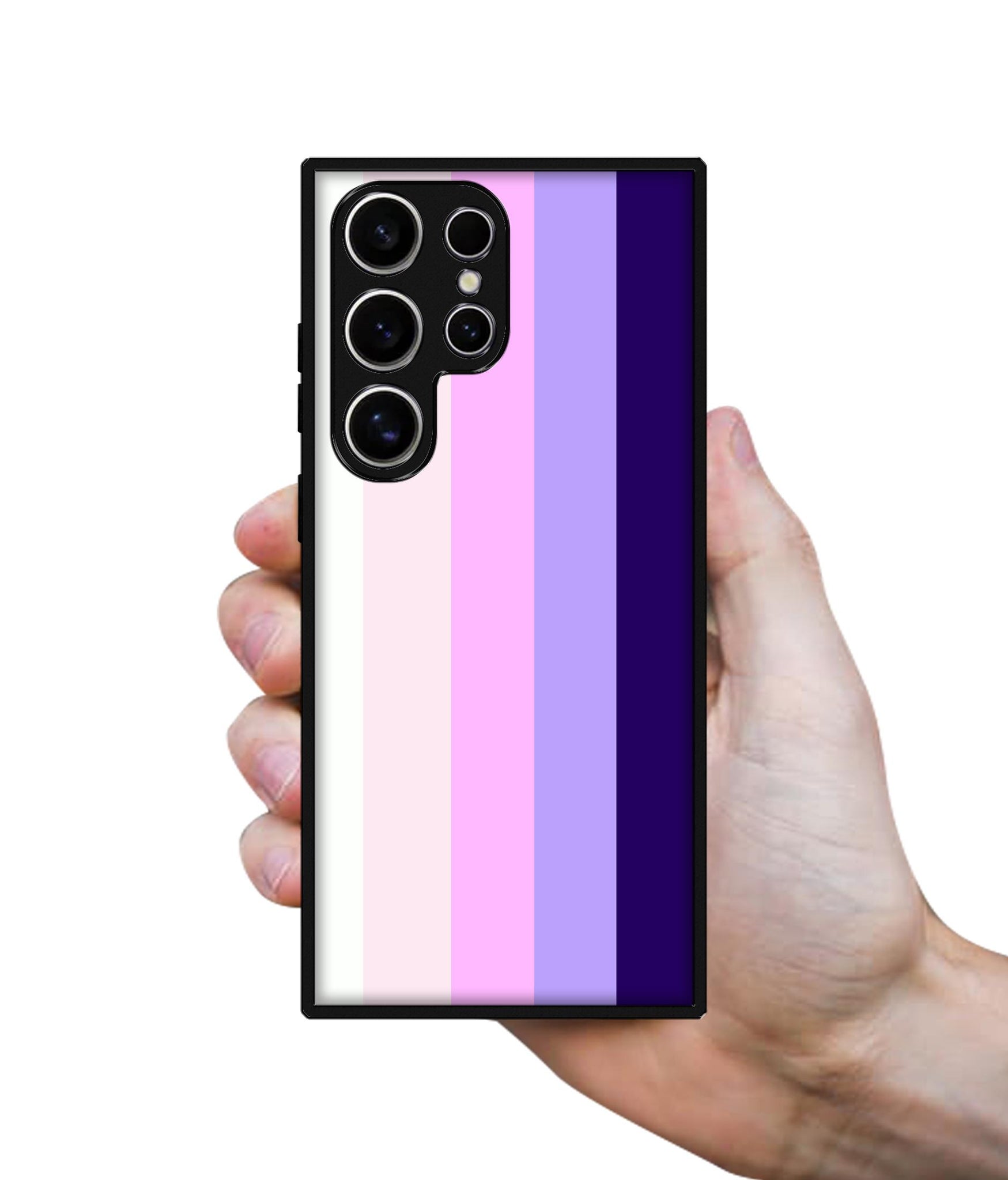 Pink and Purple Lines Design Designer 2D Printed Back Case Cover for Samsung Galaxy S25 Ultra 5G
