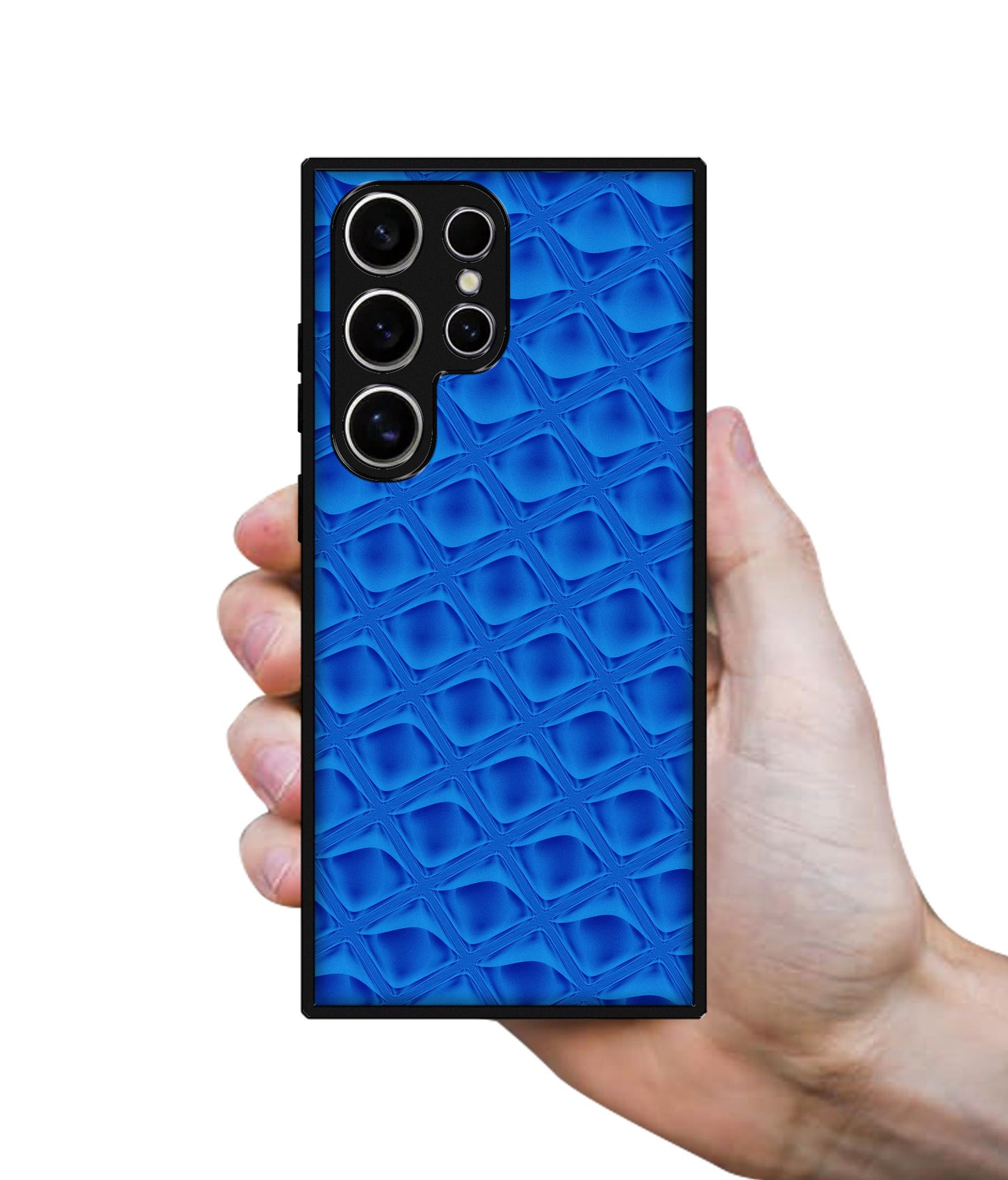Blue Diamond Design Designer 2D Printed Back Case Cover for Samsung Galaxy S25 Ultra 5G