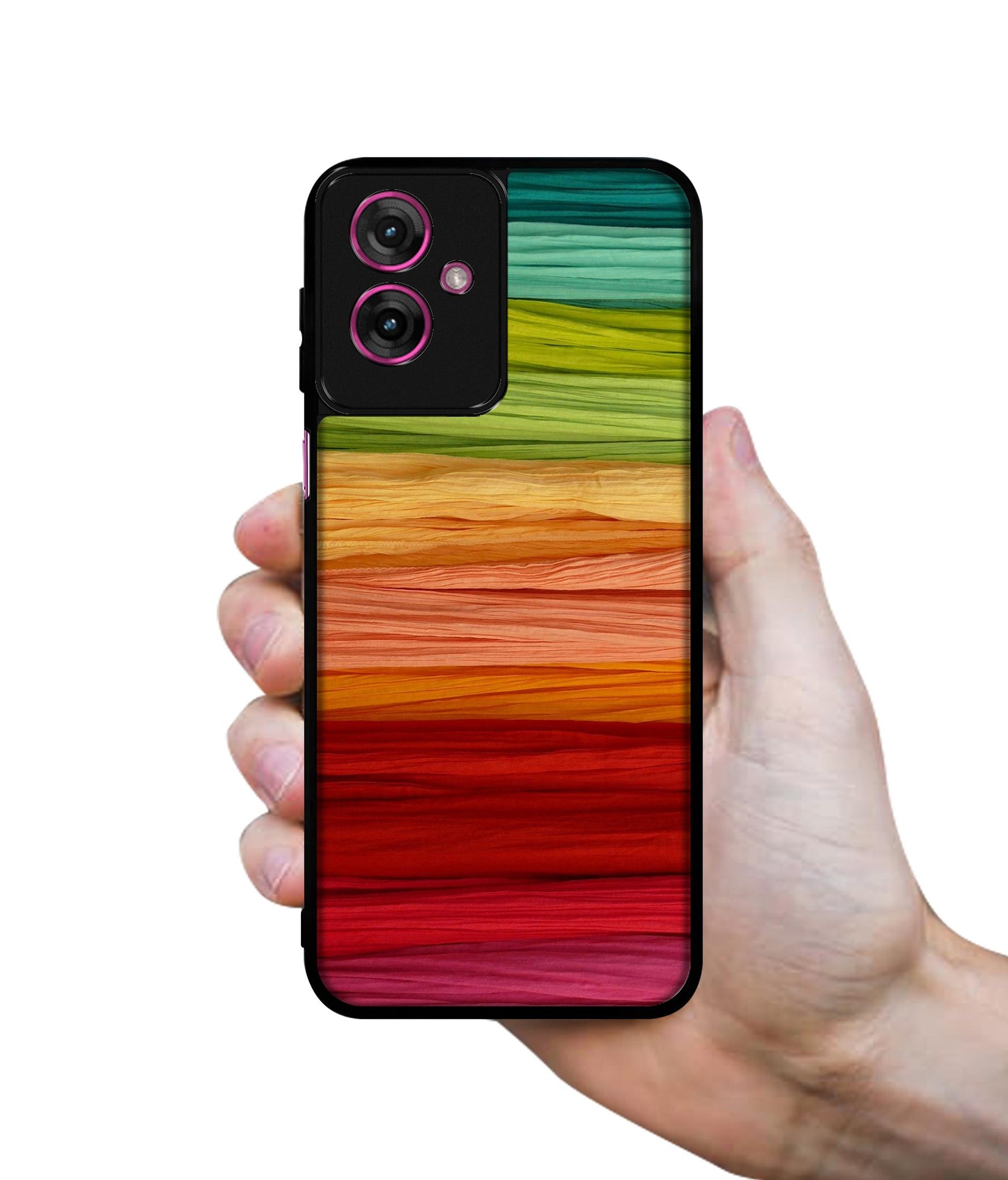 Colorful Thread Design Designer 2D Printed Back Case Cover for Motorola Moto G55 5G
