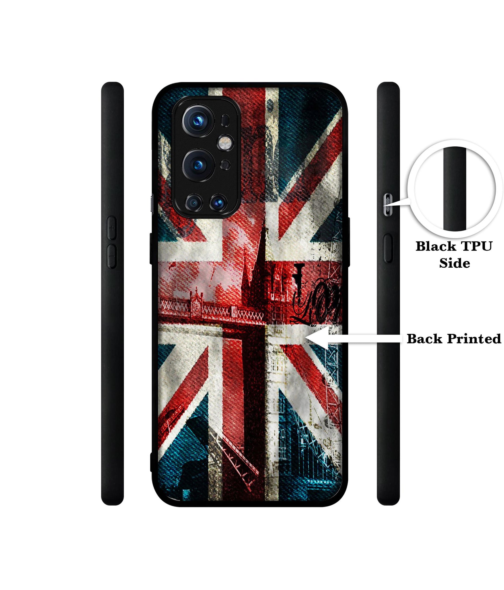 London Flag wallpaper Design Designer 2D Printed Back Case Cover for OnePlus 9 Pro 5G