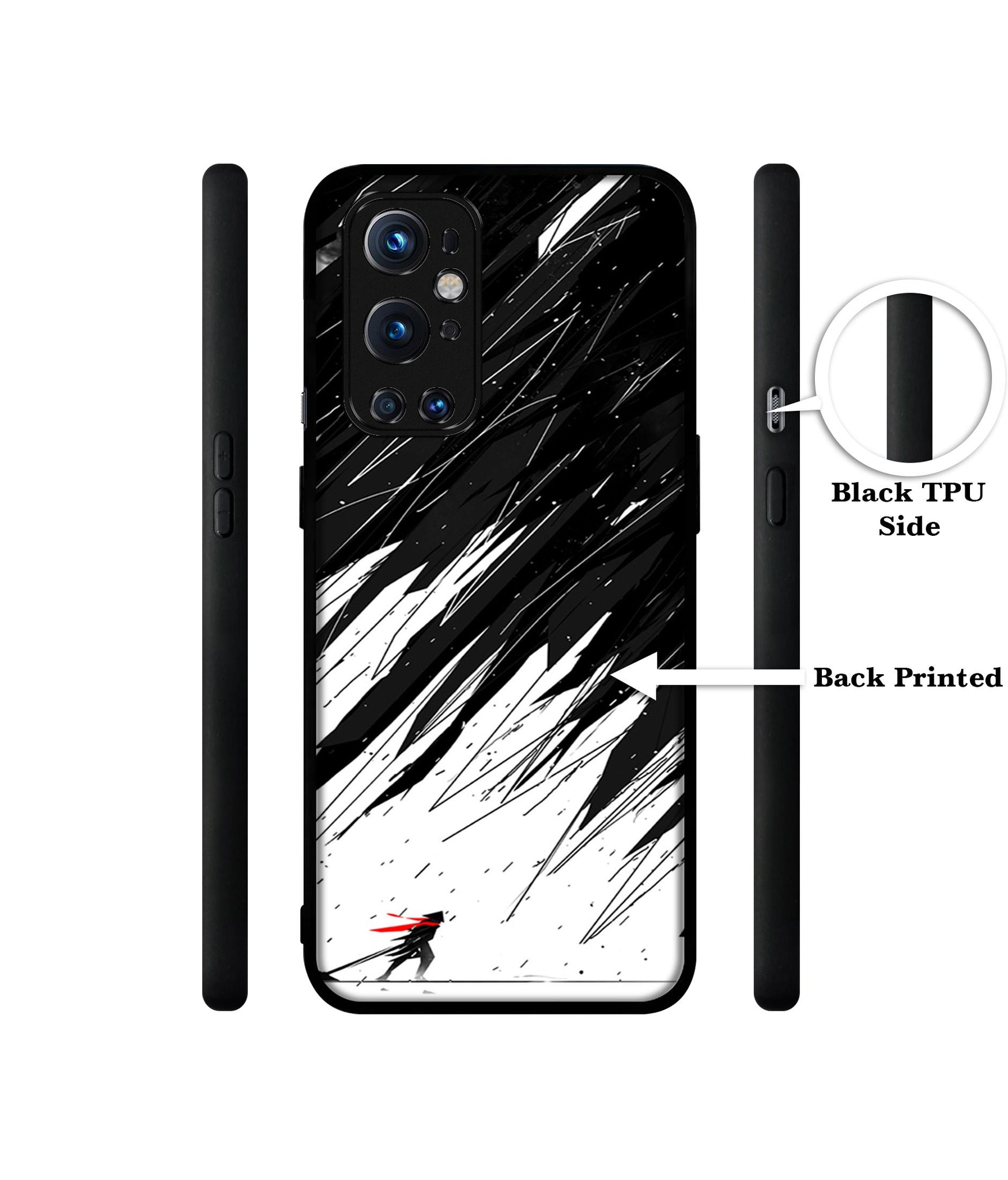 Geometric Strom Design Designer 2D Printed Back Case Cover for OnePlus 9 Pro 5G