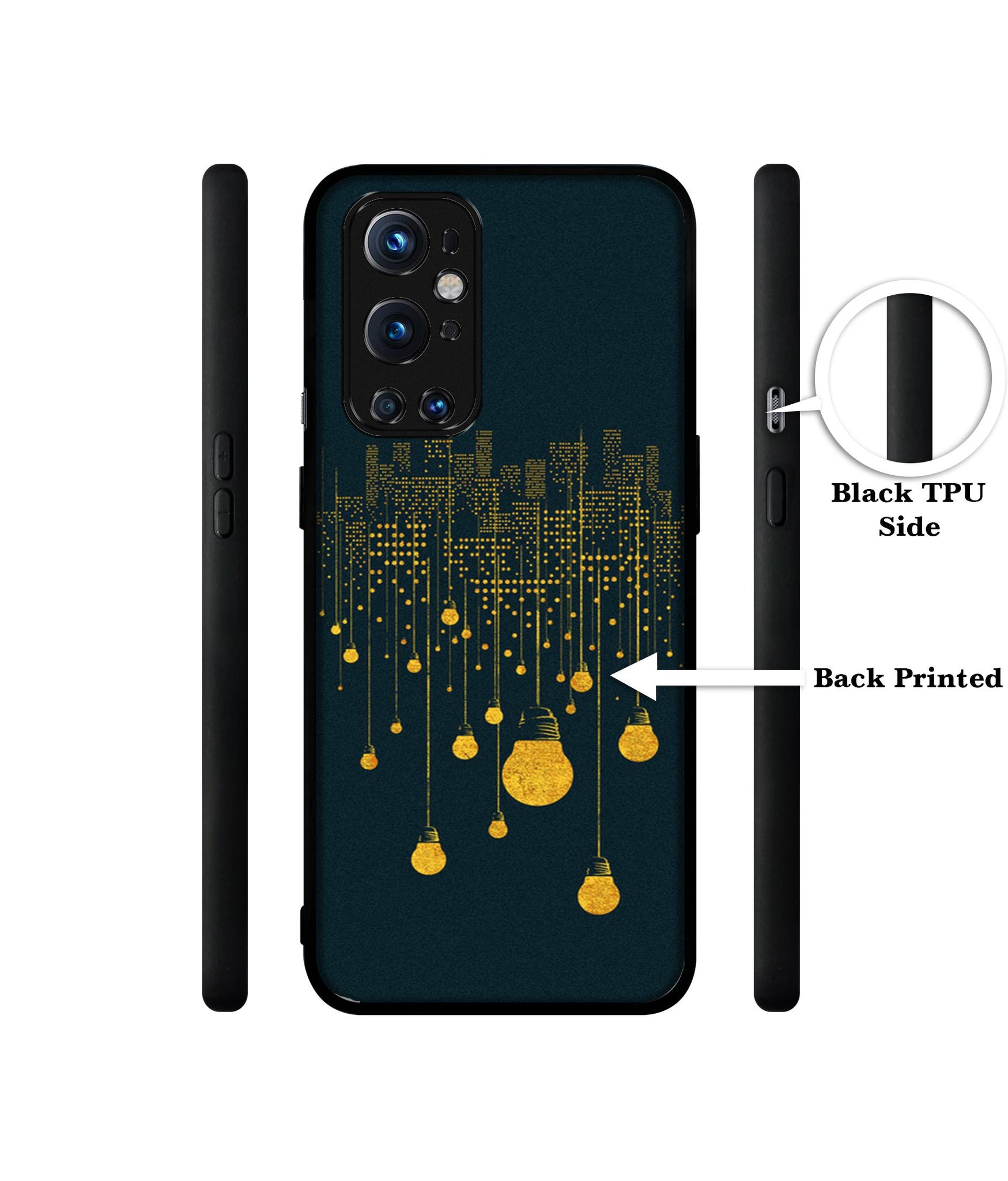 City Light Pattern Design Designer 2D Printed Back Case Cover for OnePlus 9 Pro 5G