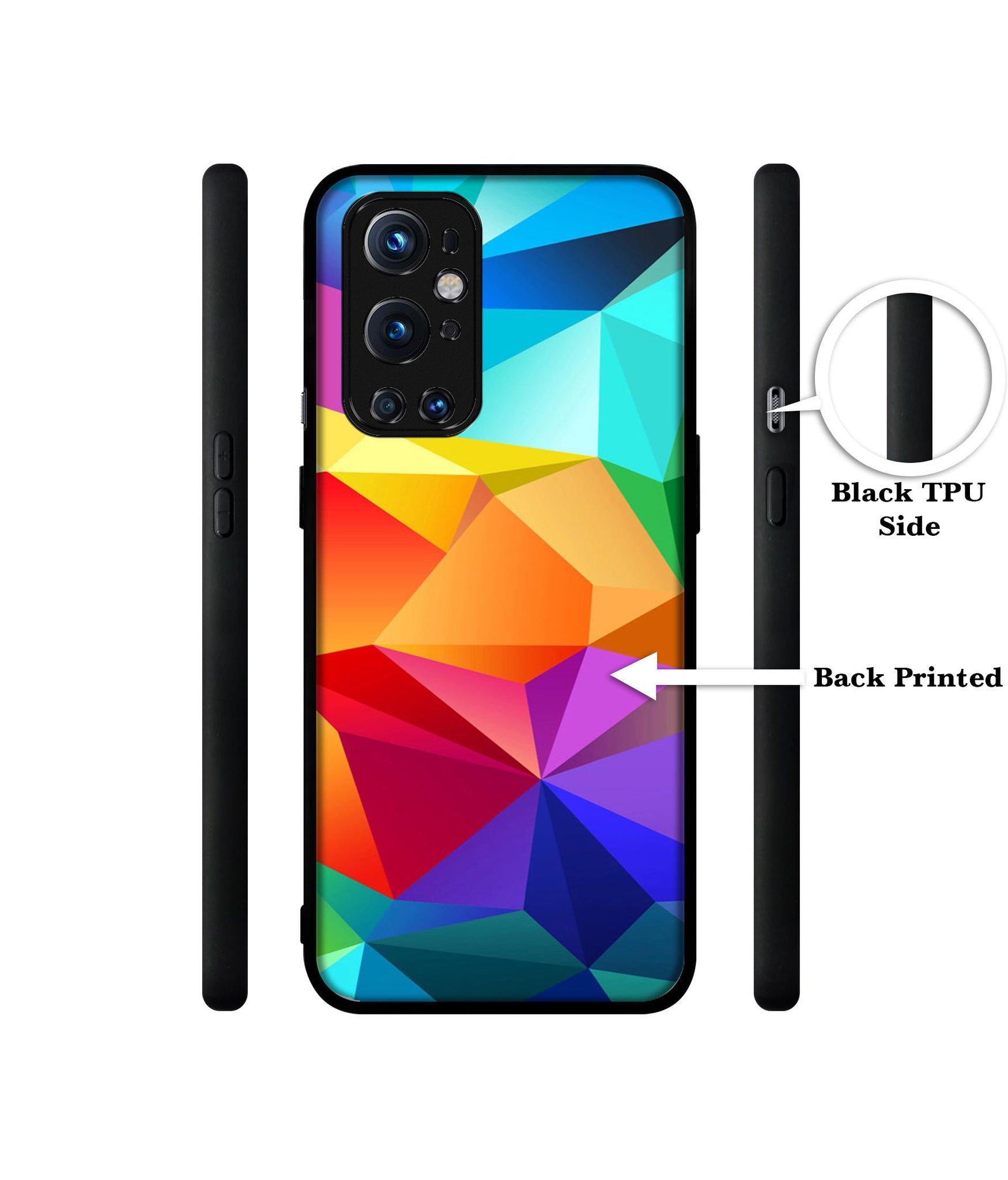 Colorful Pattern Design Designer 2D Printed Back Case Cover for OnePlus 9 Pro 5G