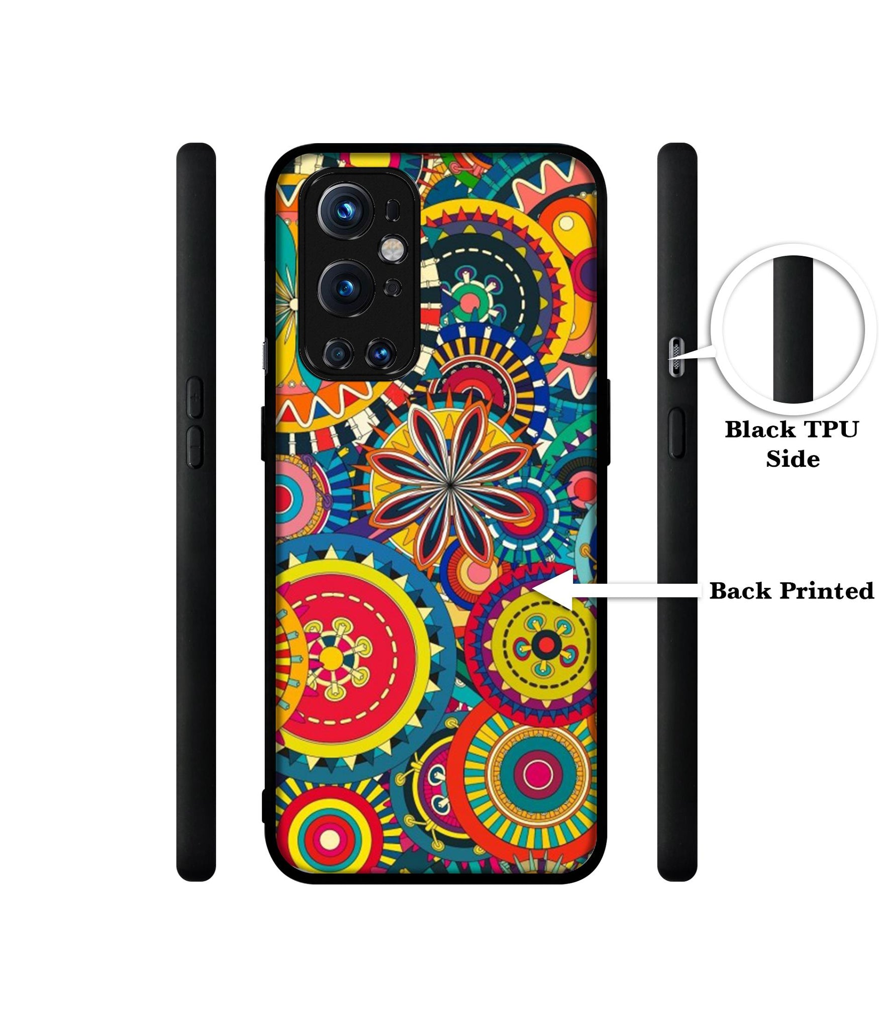 Ring Pattern Print Design Designer 2D Printed Back Case Cover for OnePlus 9 Pro 5G