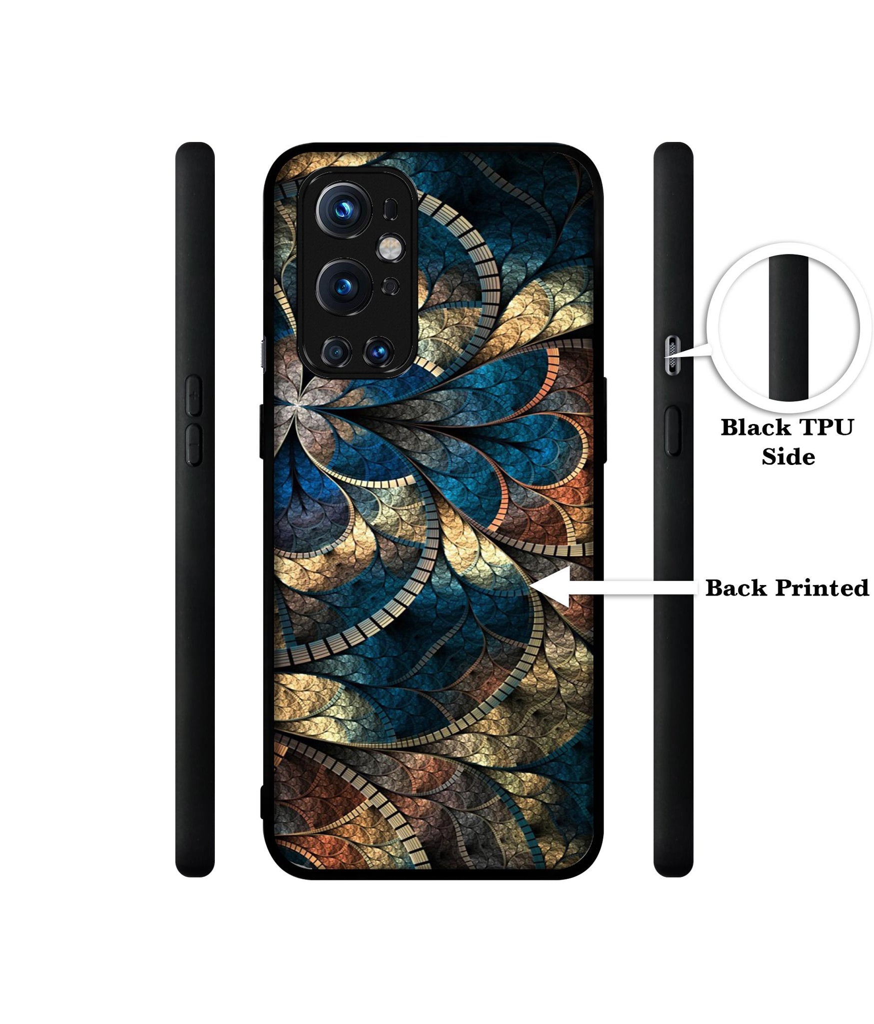 Fractional Pattern Design Designer 2D Printed Back Case Cover for OnePlus 9 Pro 5G