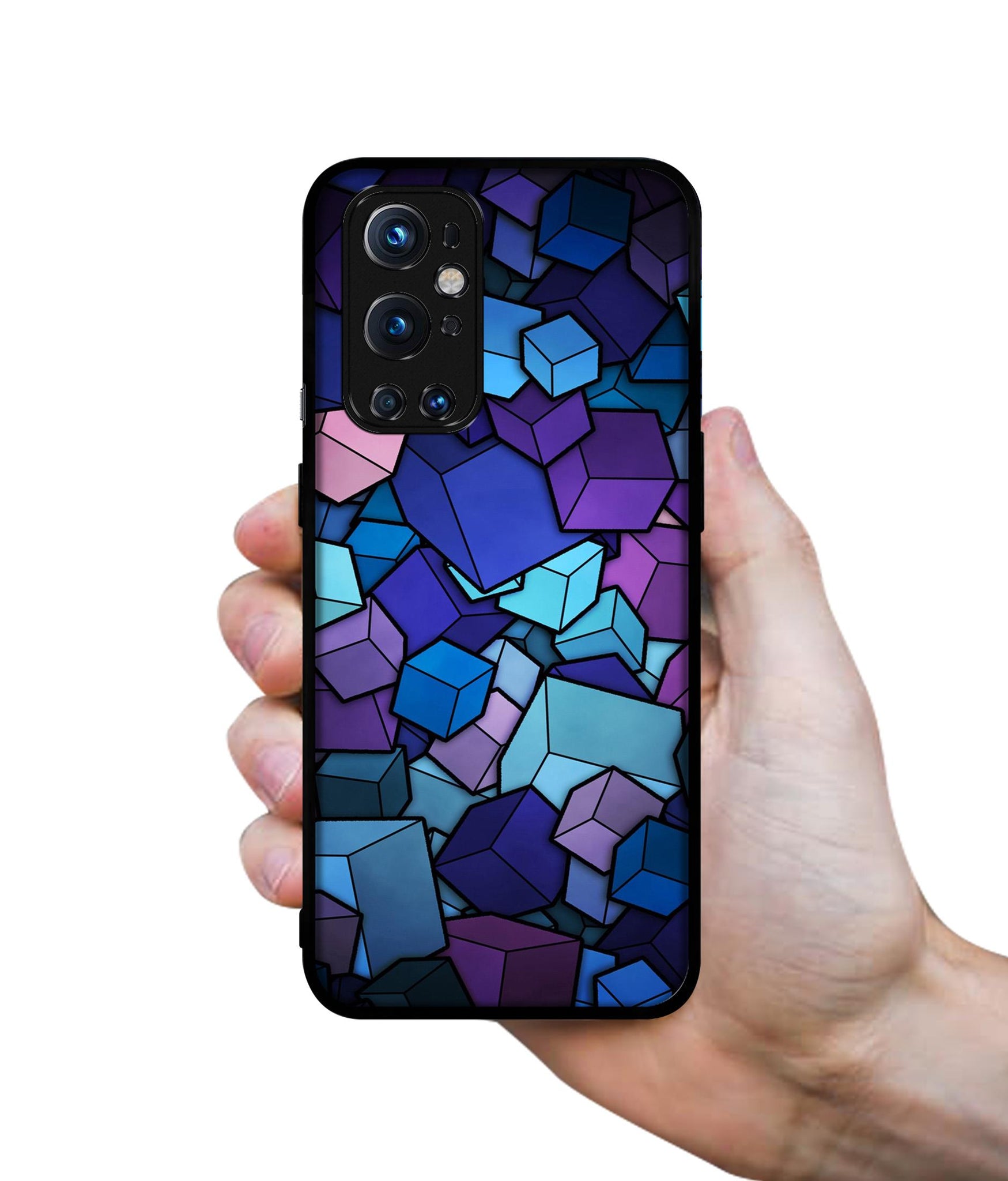 Color Box Design Designer 2D Printed Back Case Cover for OnePlus 9 Pro 5G