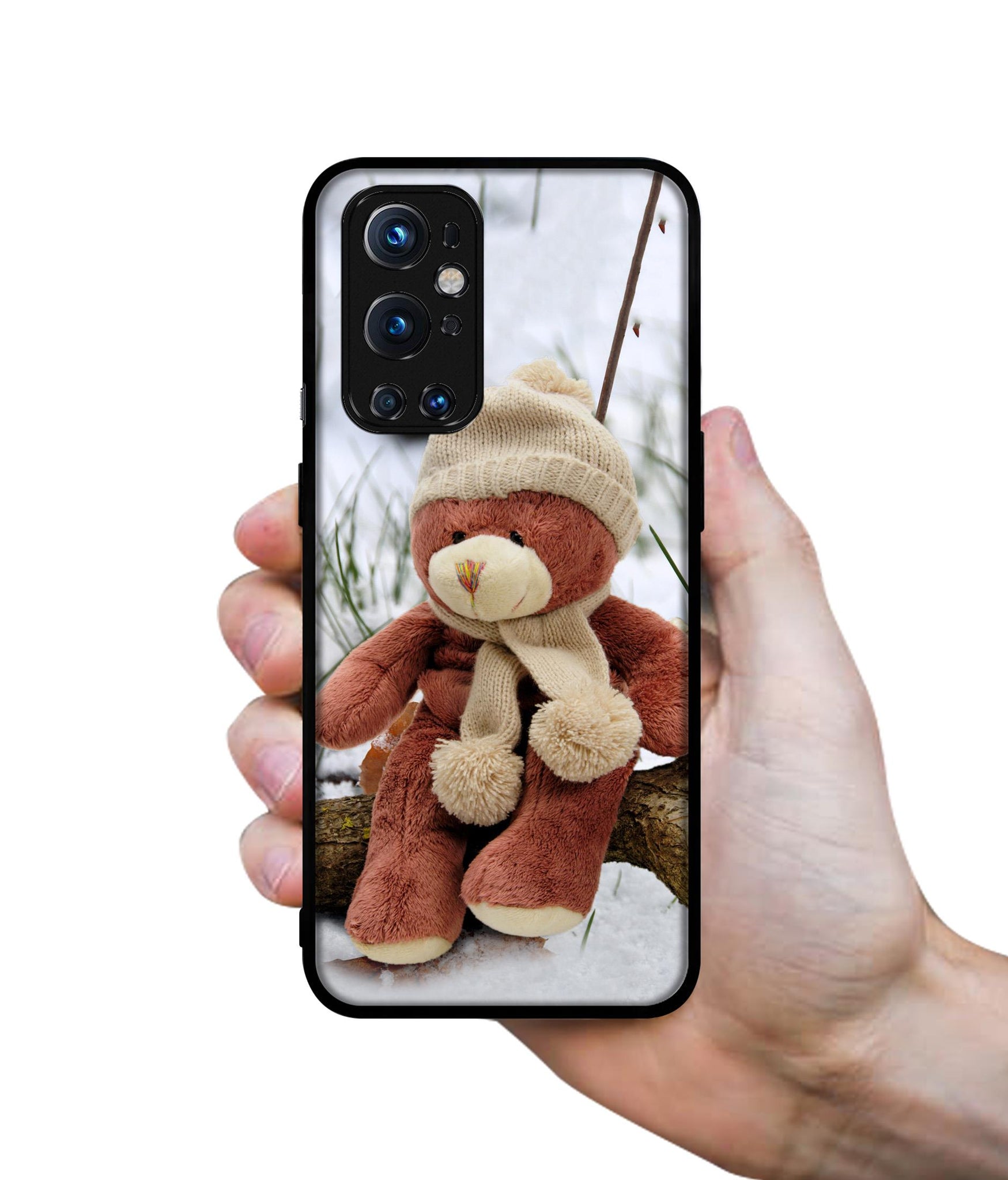 Woolen Bear Design Designer 2D Printed Back Case Cover for OnePlus 9 Pro 5G