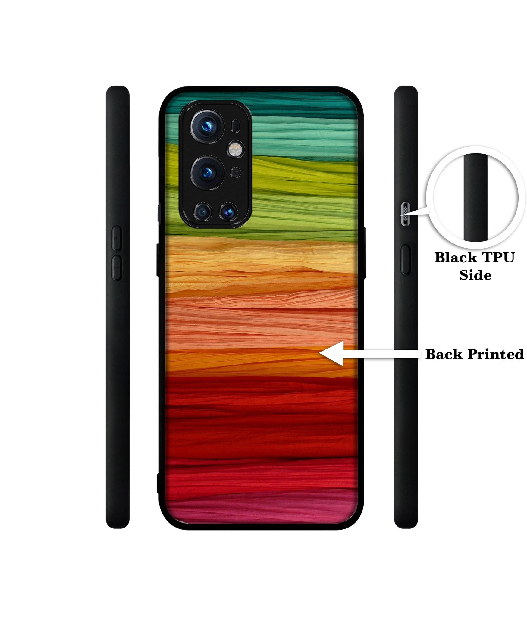 Colorful Thread Design Designer 2D Printed Back Case Cover for OnePlus 9 Pro 5G