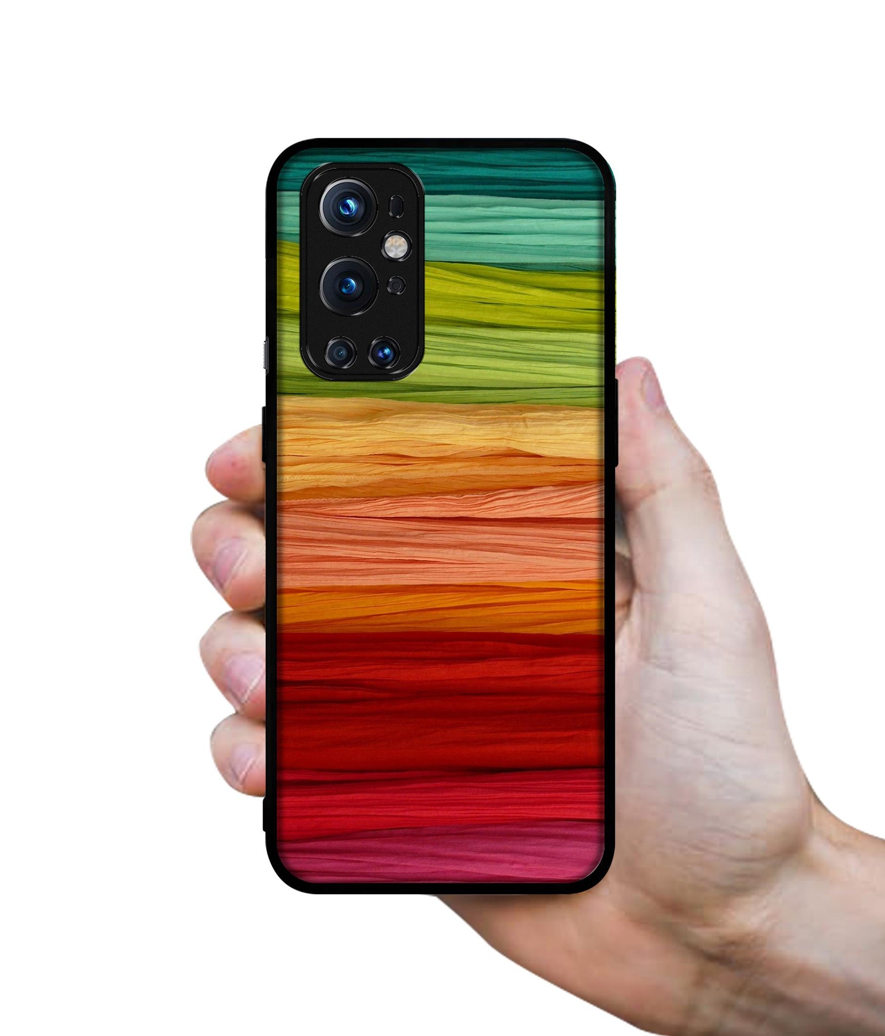 Colorful Thread Design Designer 2D Printed Back Case Cover for OnePlus 9 Pro 5G